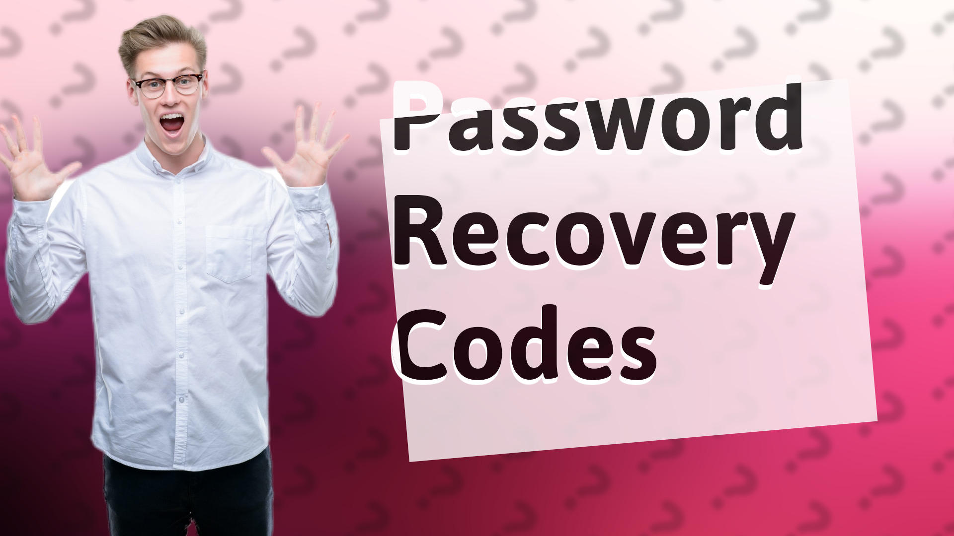 Password Recovery Codes