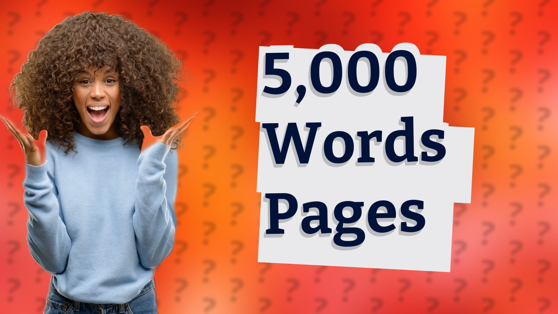 5,000 Words Pages