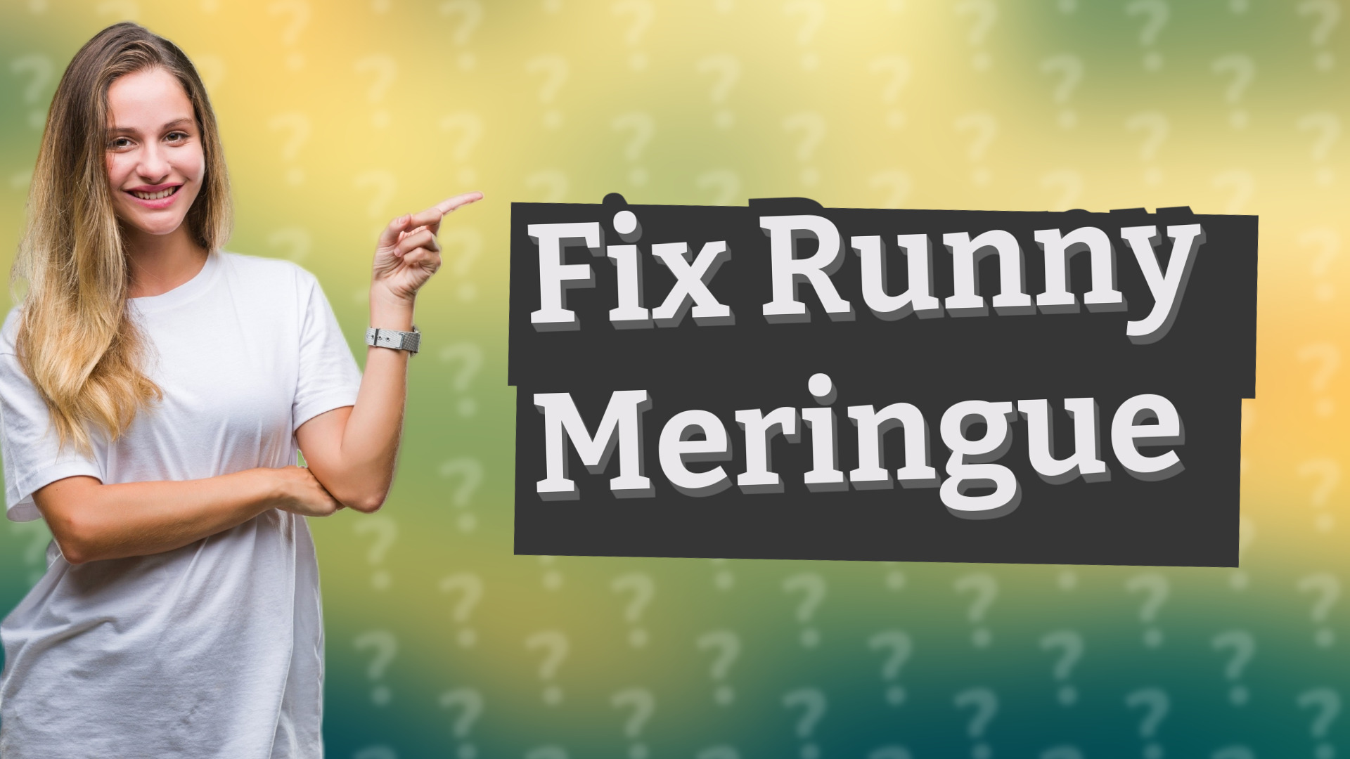 Fix Runny Meringue