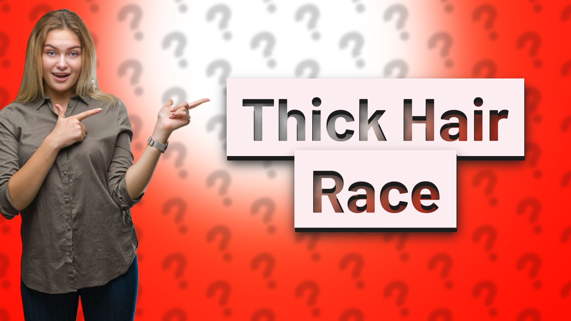 Thick Hair Race
