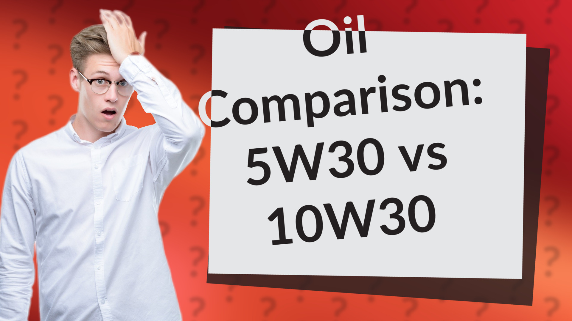 Oil Comparison: 5W30 vs 10W30
