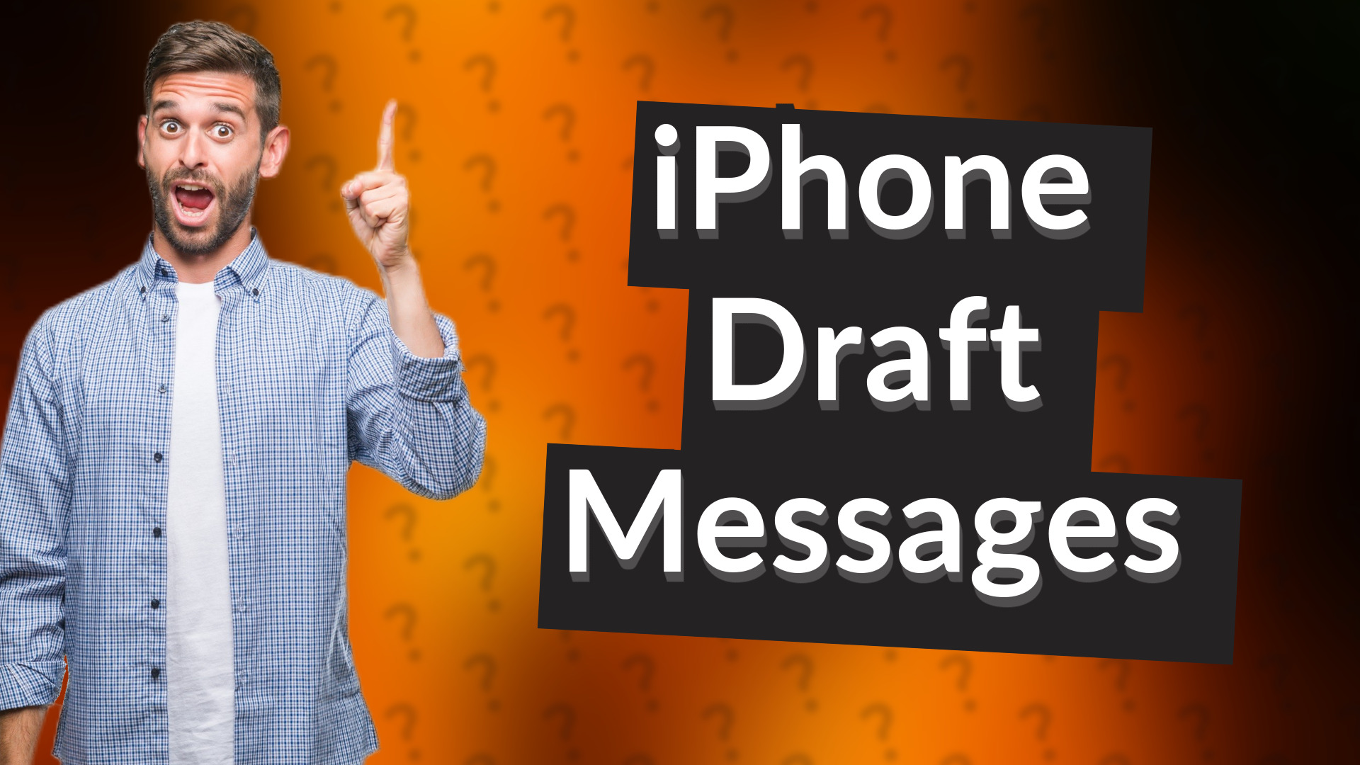 iPhone Draft Messages