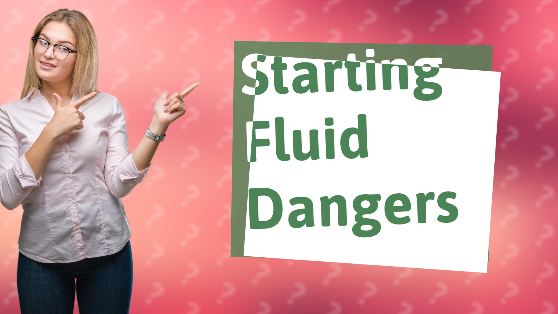Starting Fluid Dangers