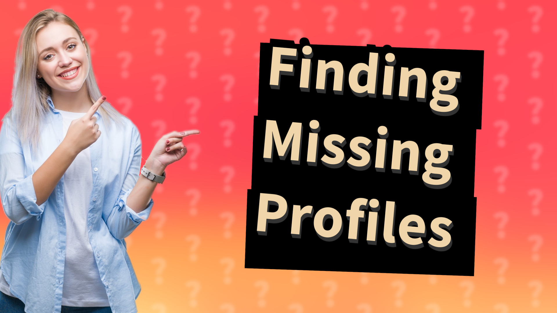 Finding Missing Profiles