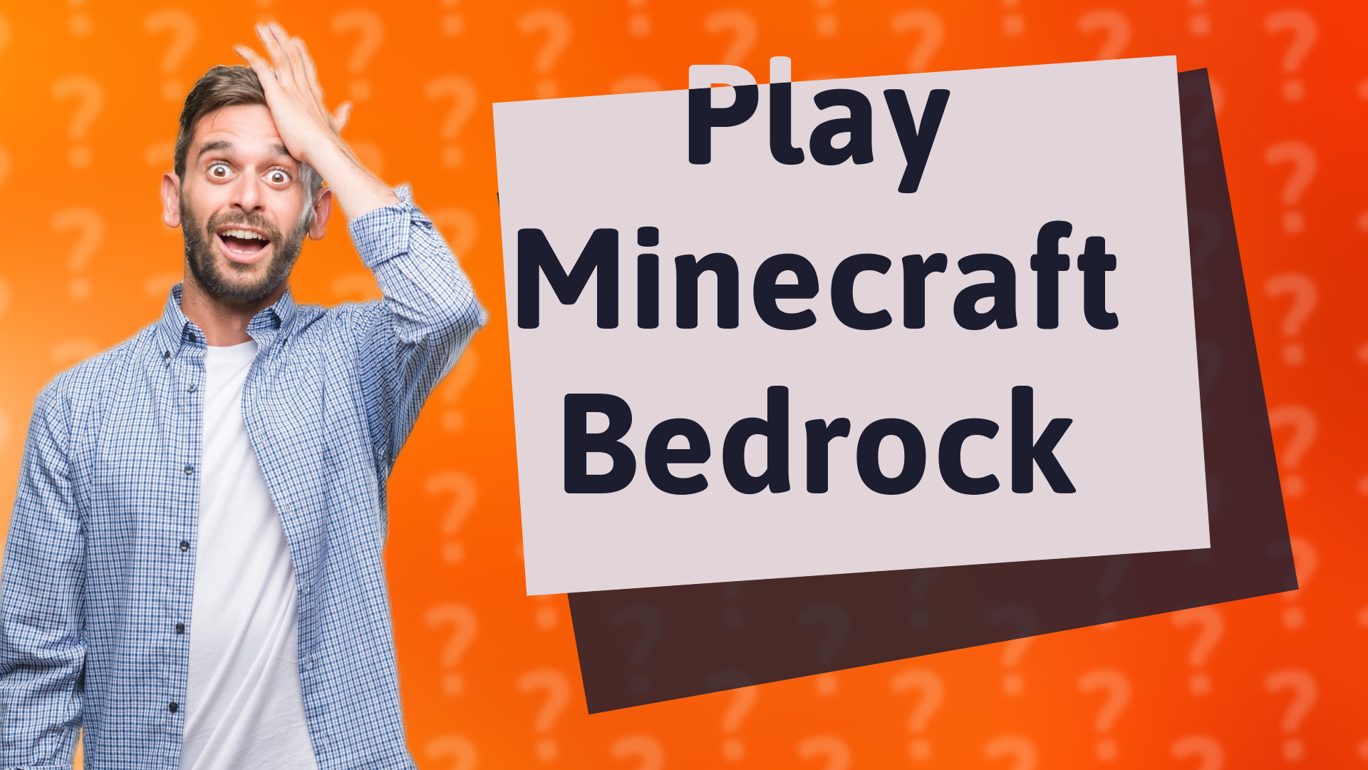 Play Minecraft Bedrock
