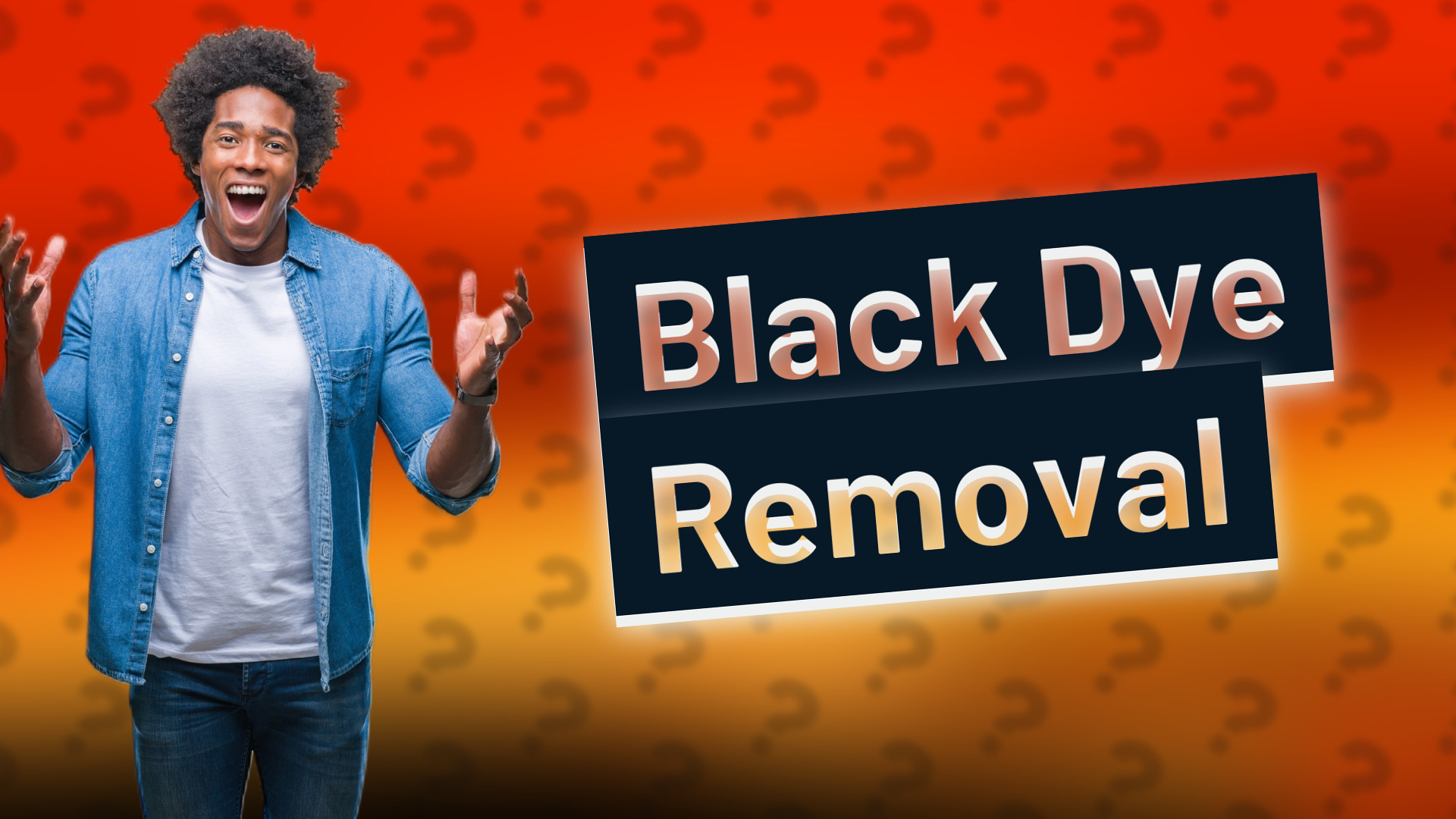 Black Dye Removal