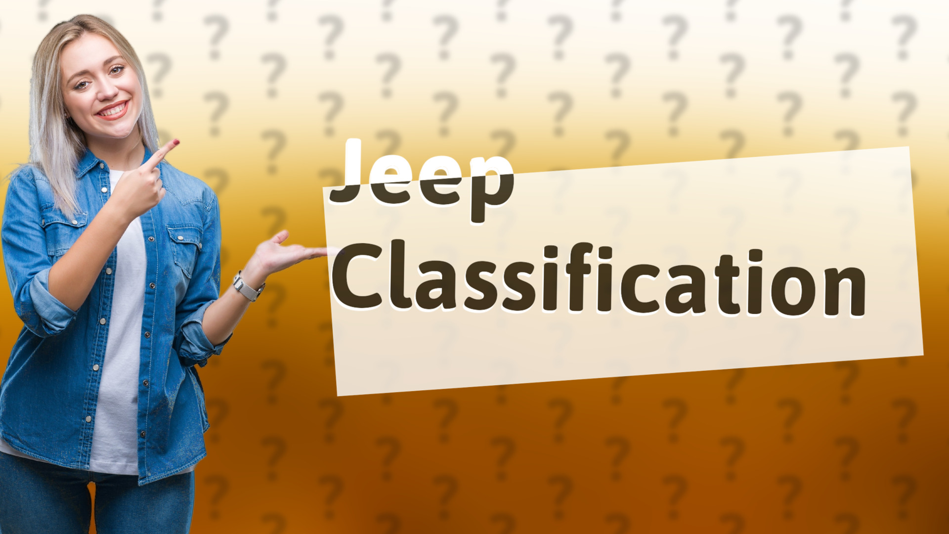 Jeep Classification