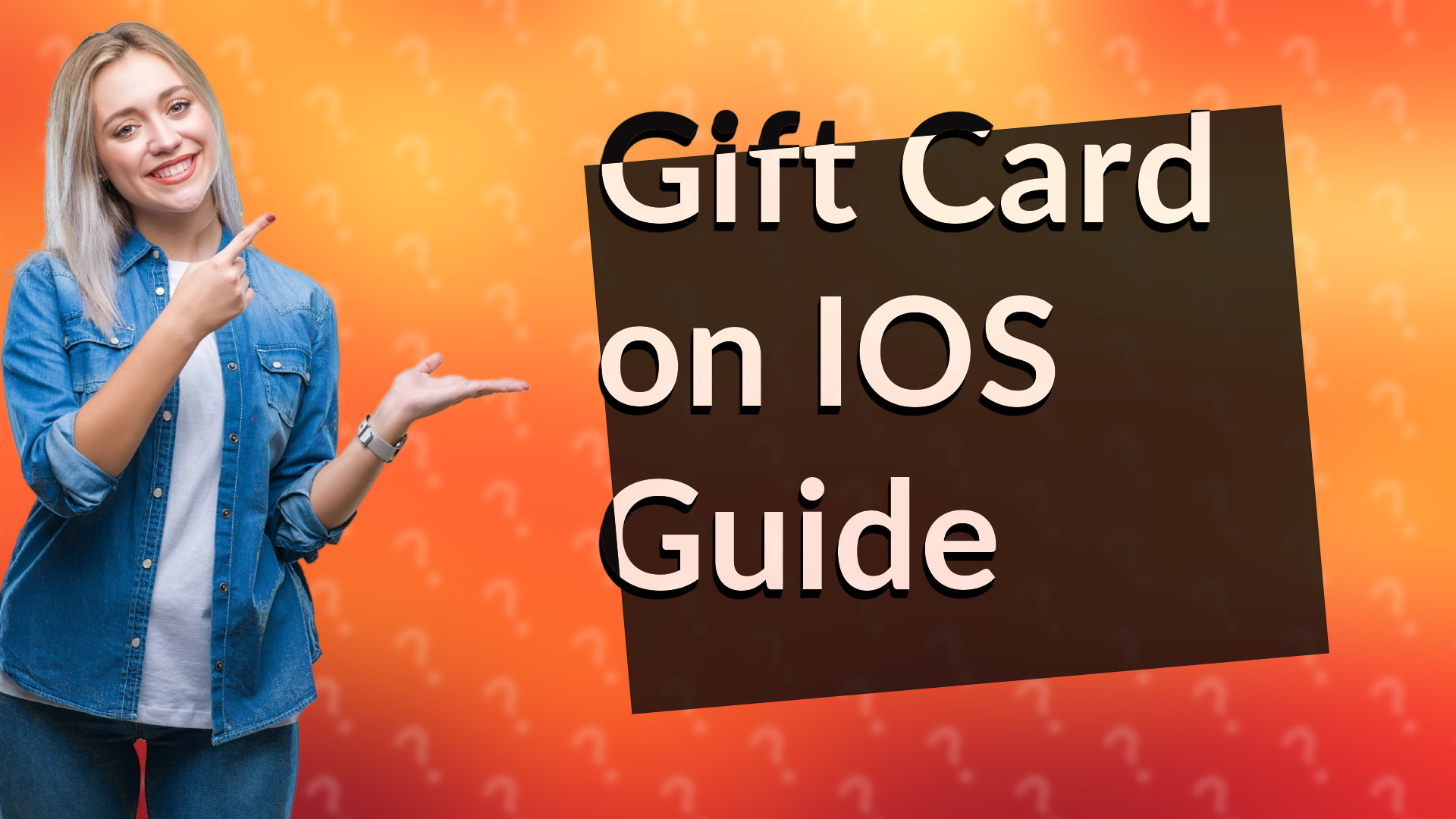 Gift Card on IOS Guide
