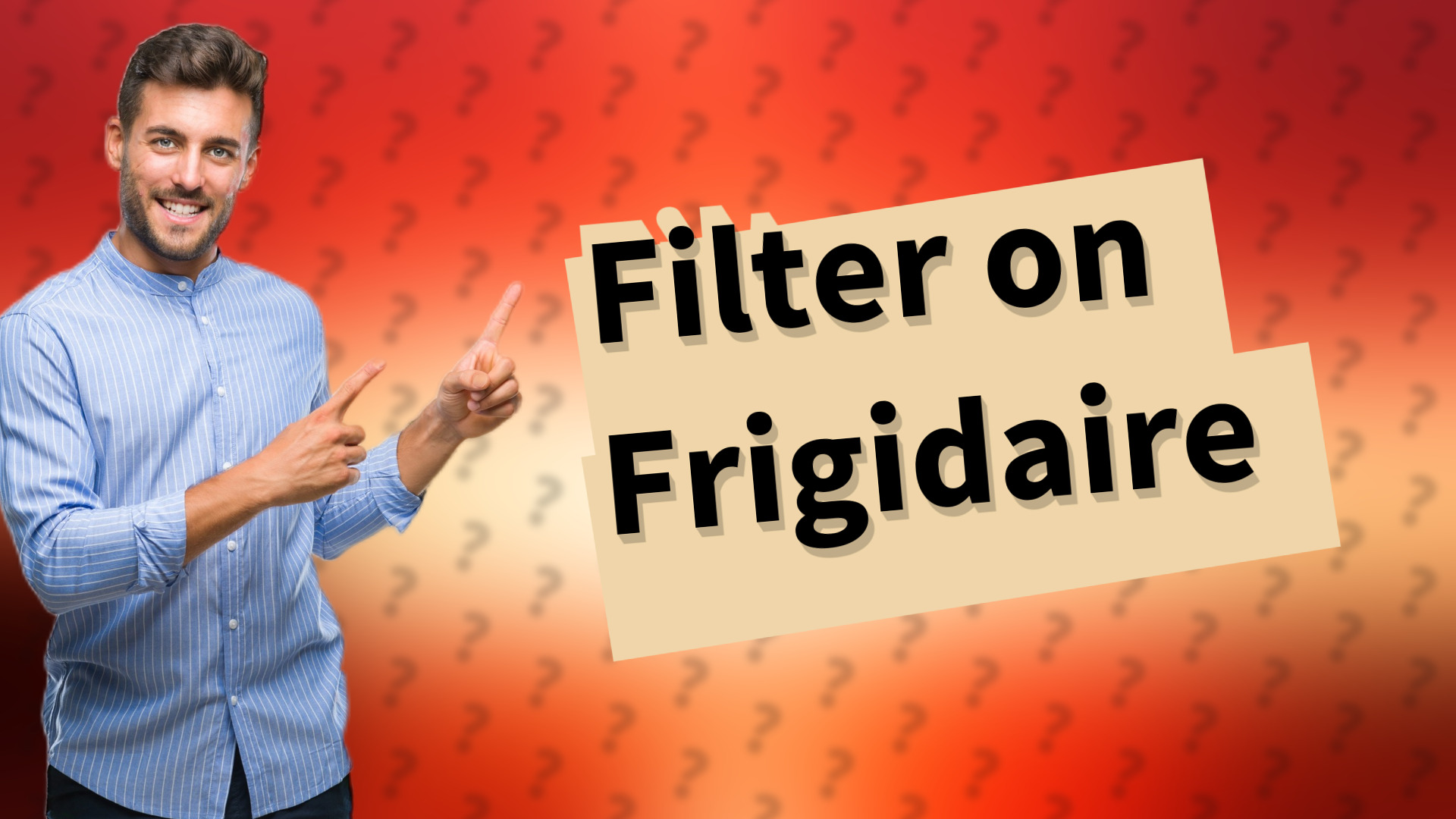 Filter on Frigidaire