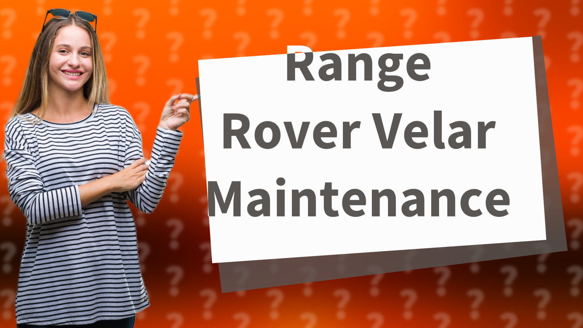 Range Rover Velar Maintenance