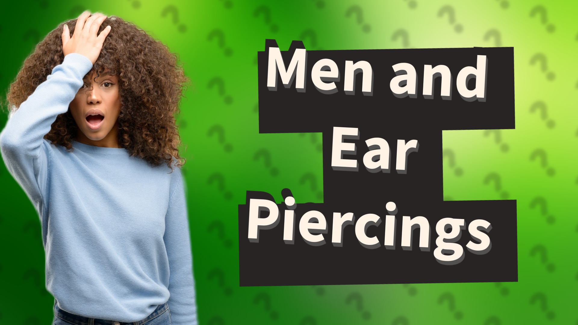 Men and Ear Piercings