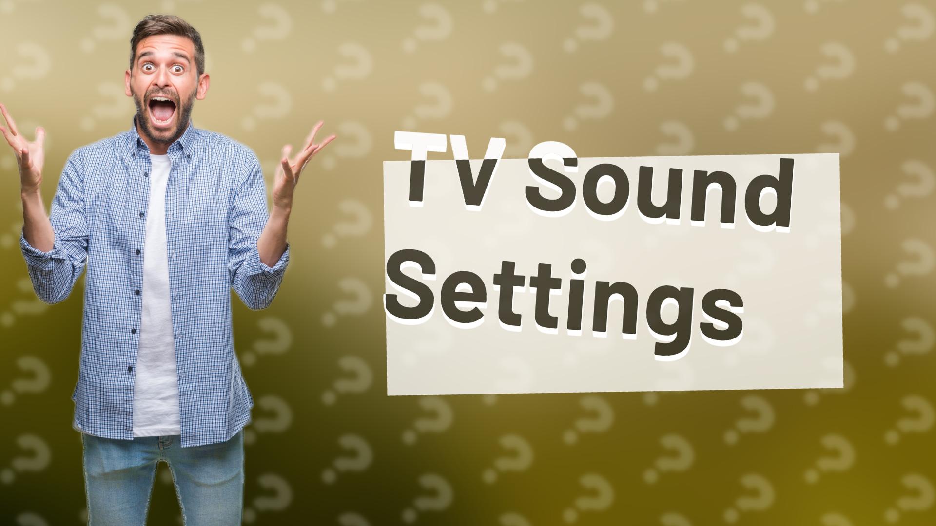 TV Sound Settings
