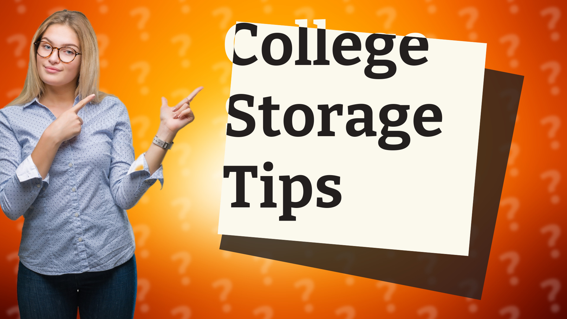 College Storage Tips