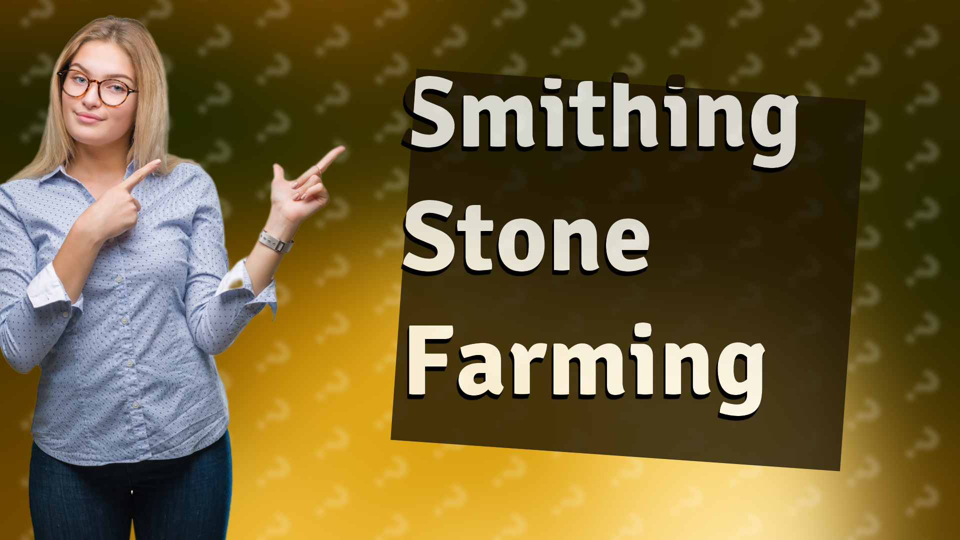 Smithing Stone Farming