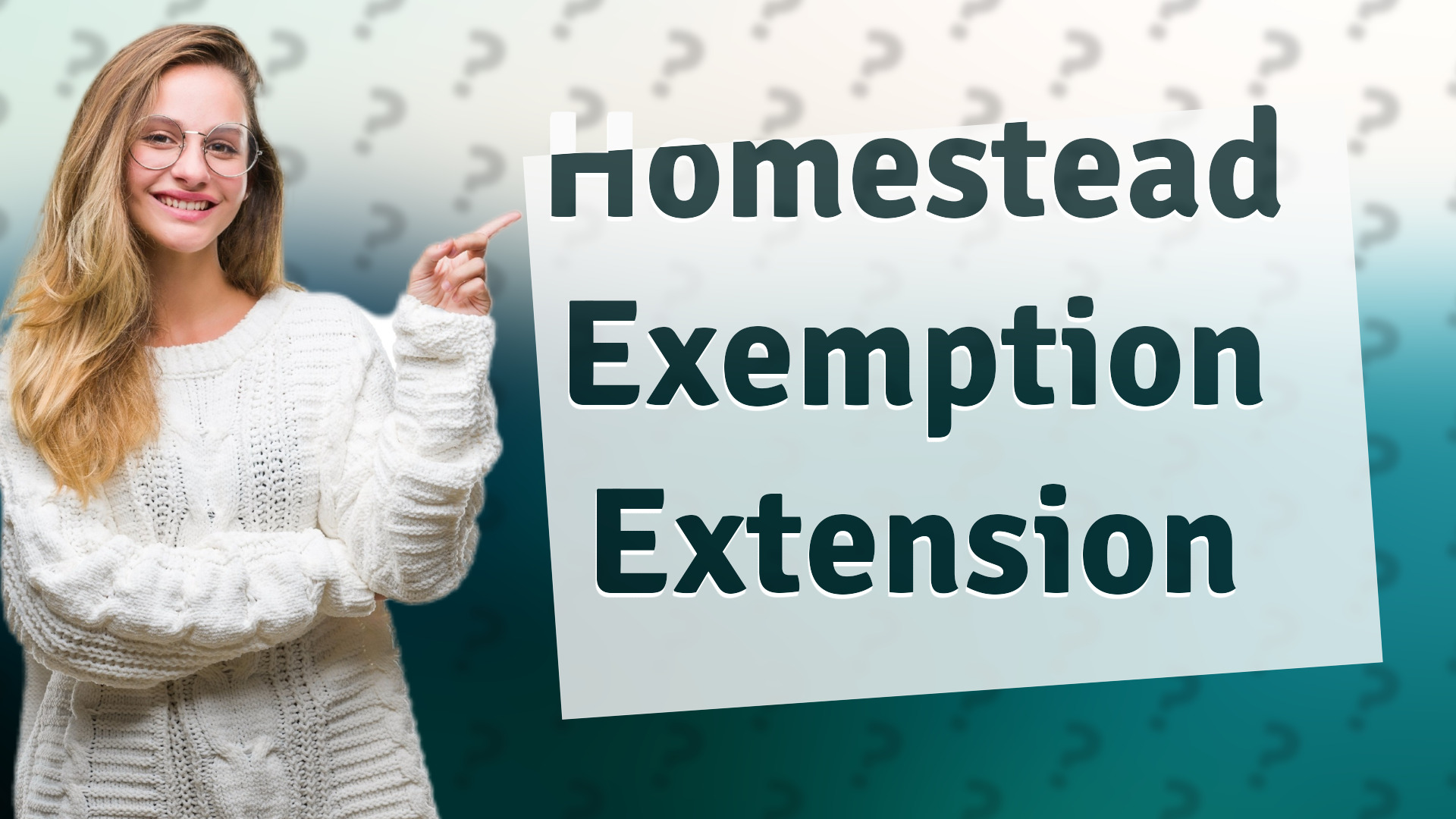 Homestead Exemption Extension