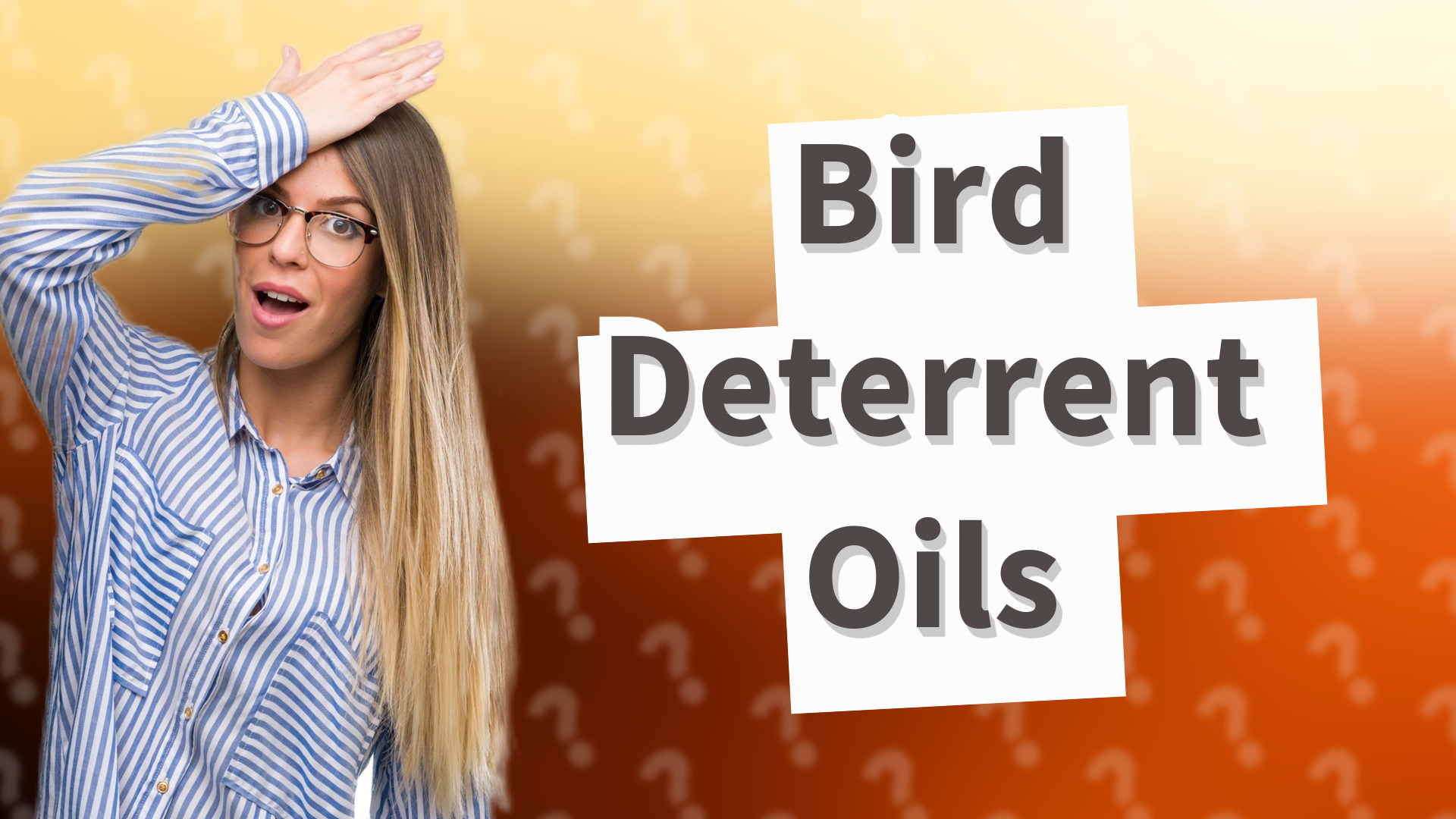 Bird Deterrent Oils