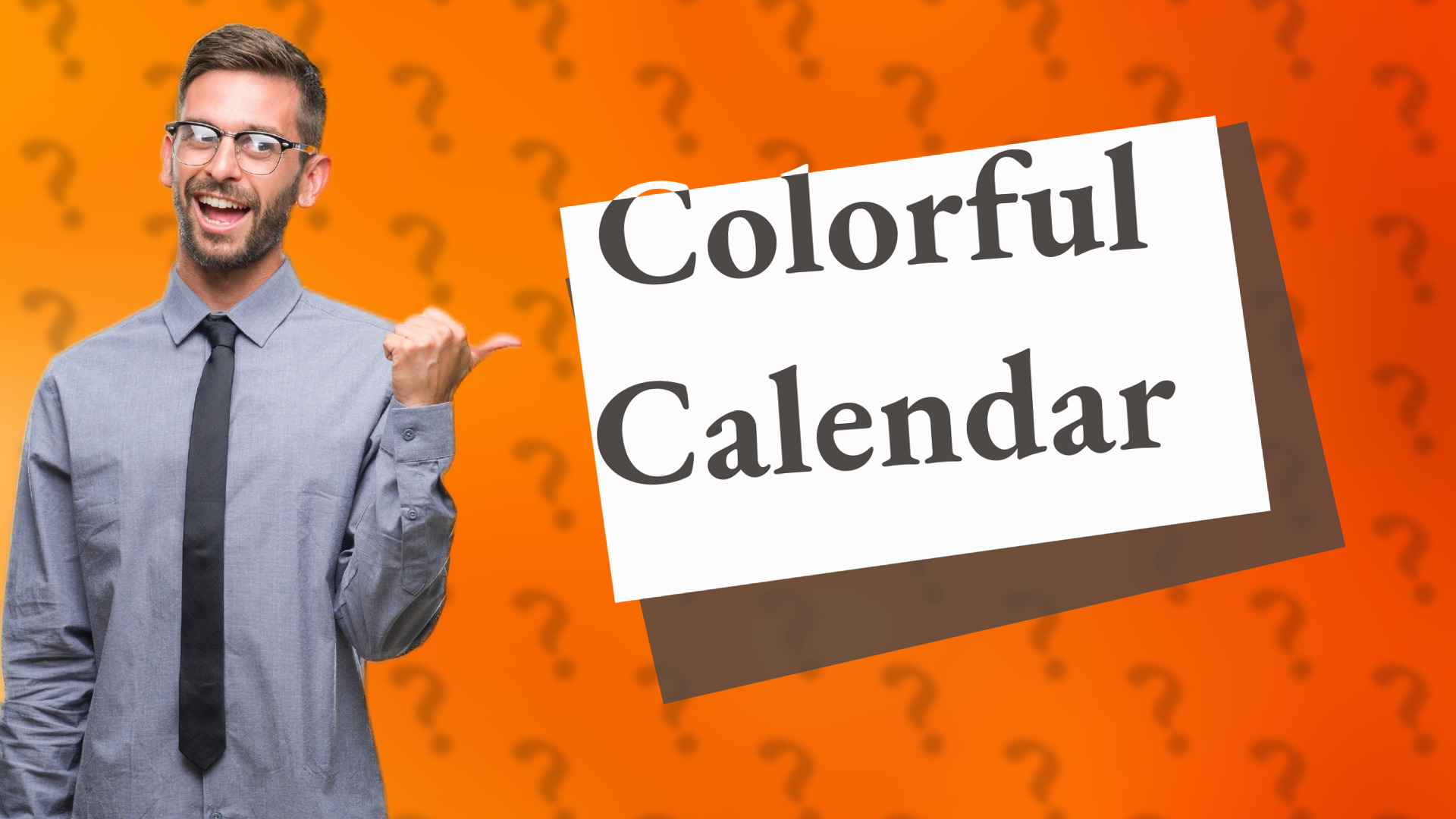 Colorful Calendar