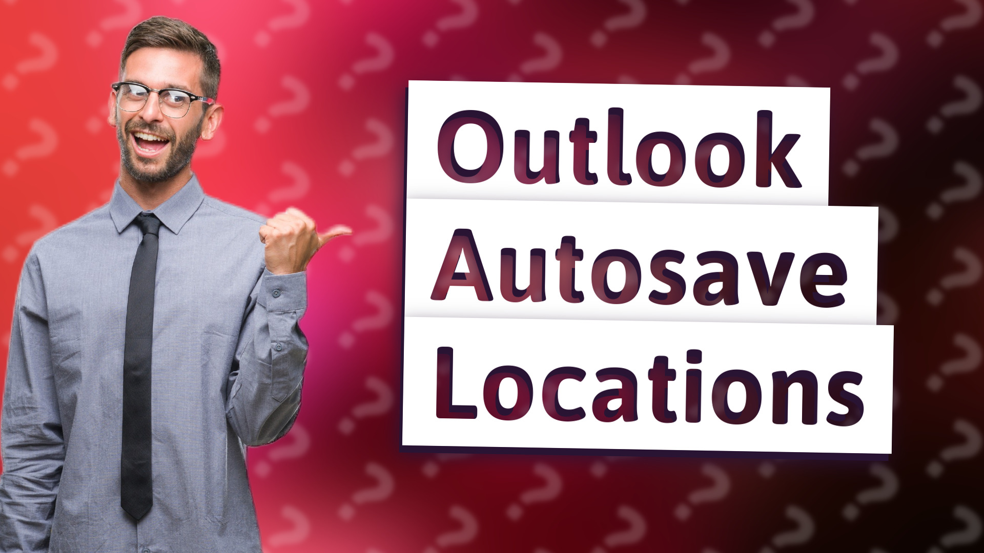 Outlook Autosave Locations