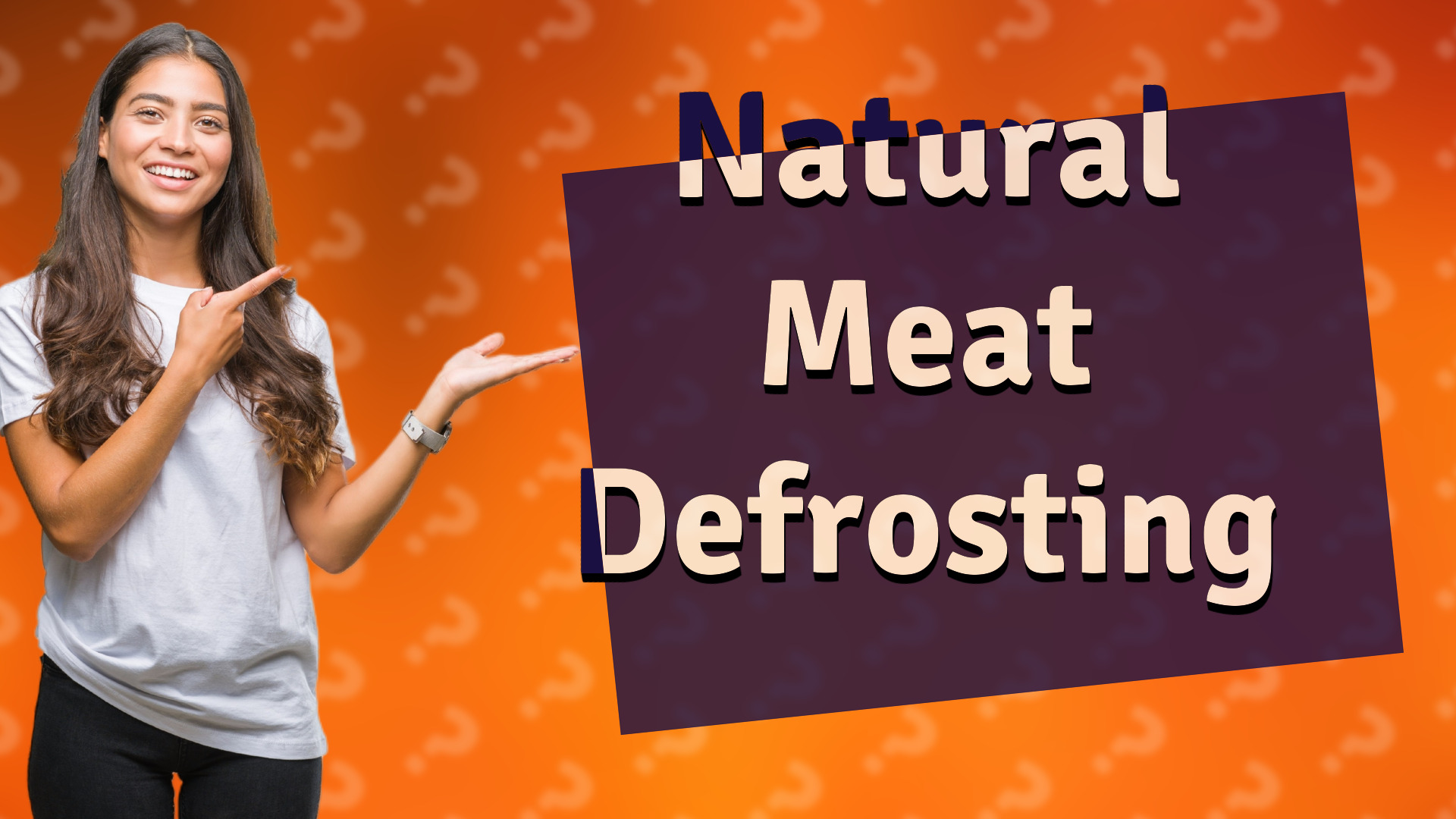 Natural Meat Defrosting