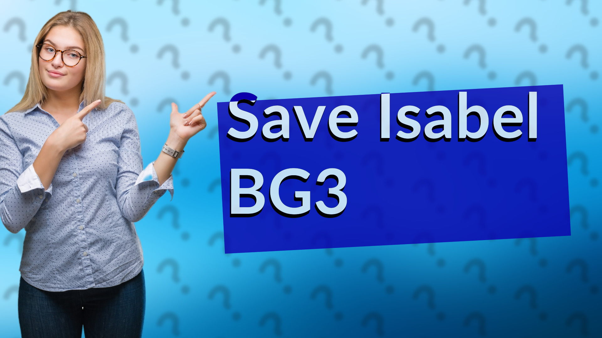 Save Isabel BG3