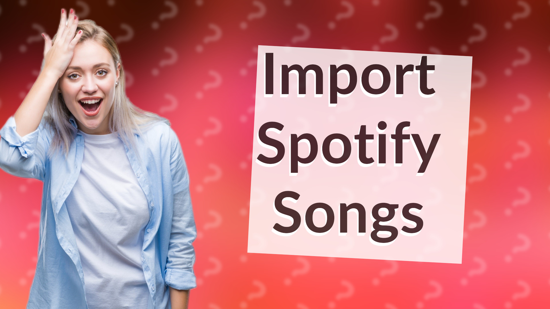Import Spotify Songs