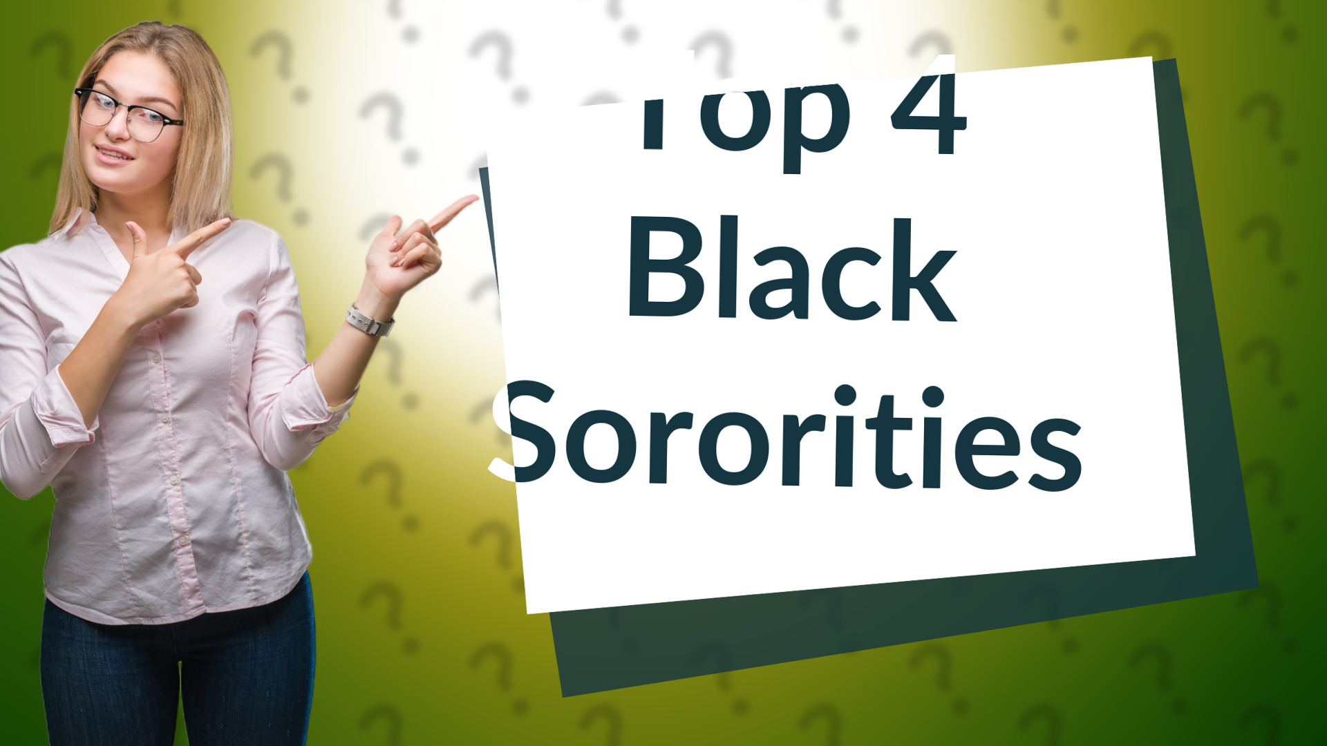 Top 4 Black Sororities