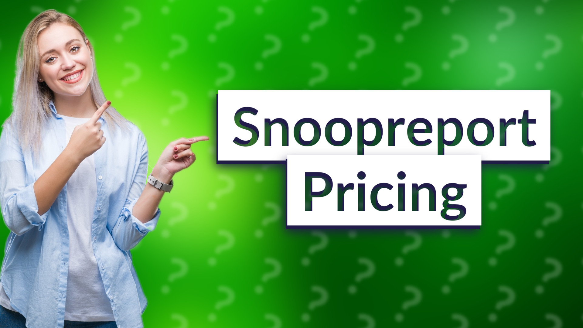 Snoopreport Pricing