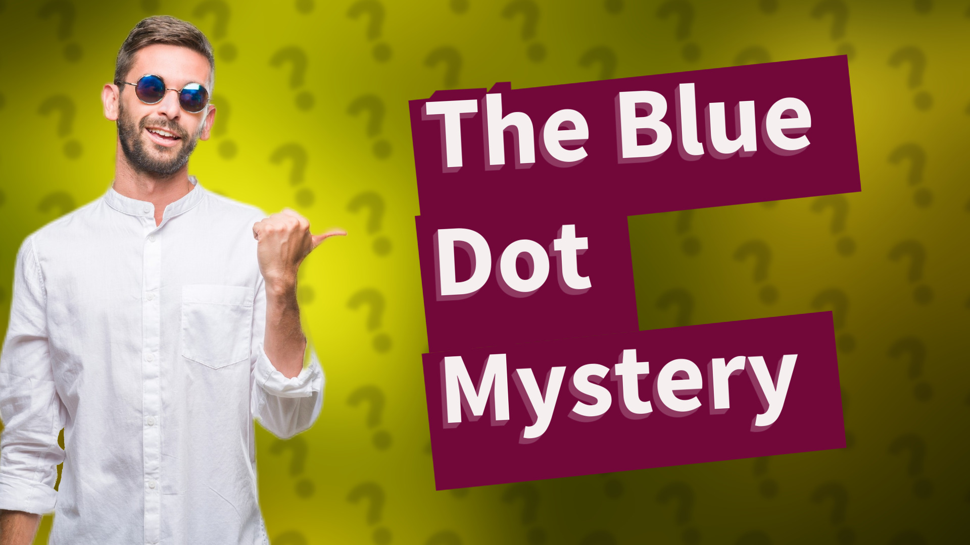 The Blue Dot Mystery