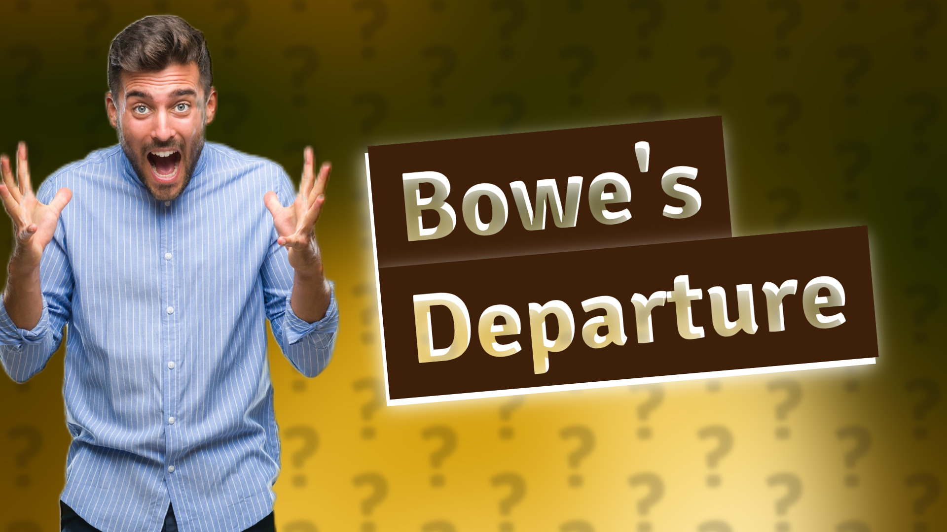 Bowe's Departure