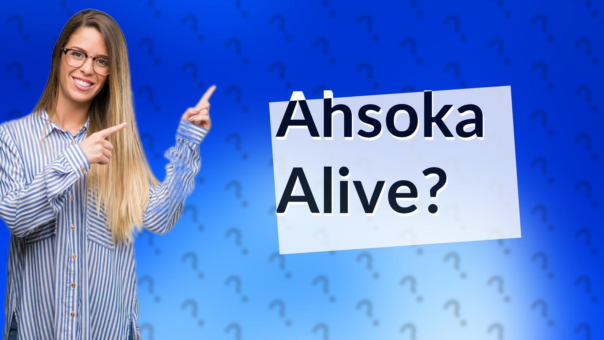 Ahsoka Alive?