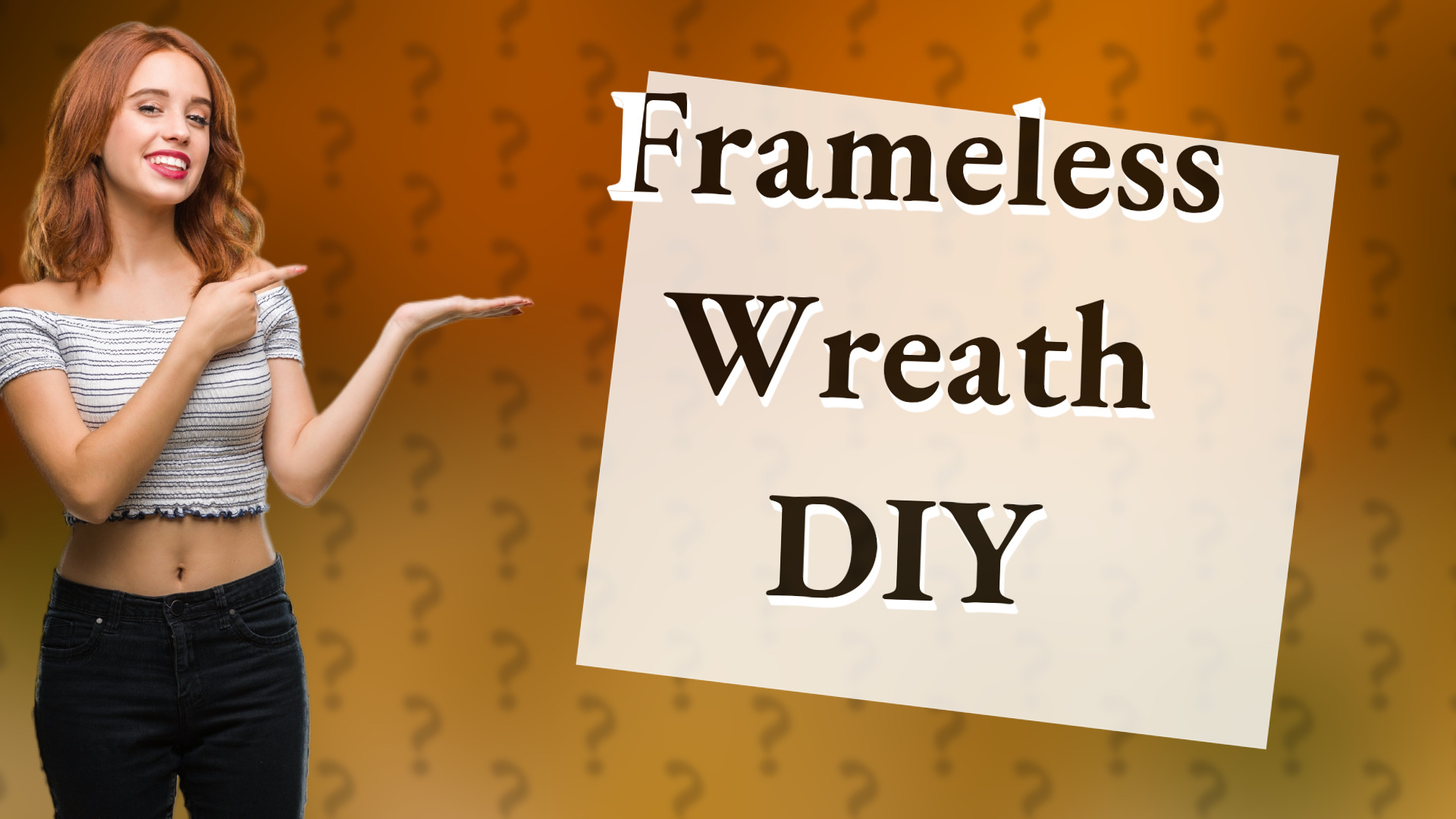 Frameless Wreath DIY