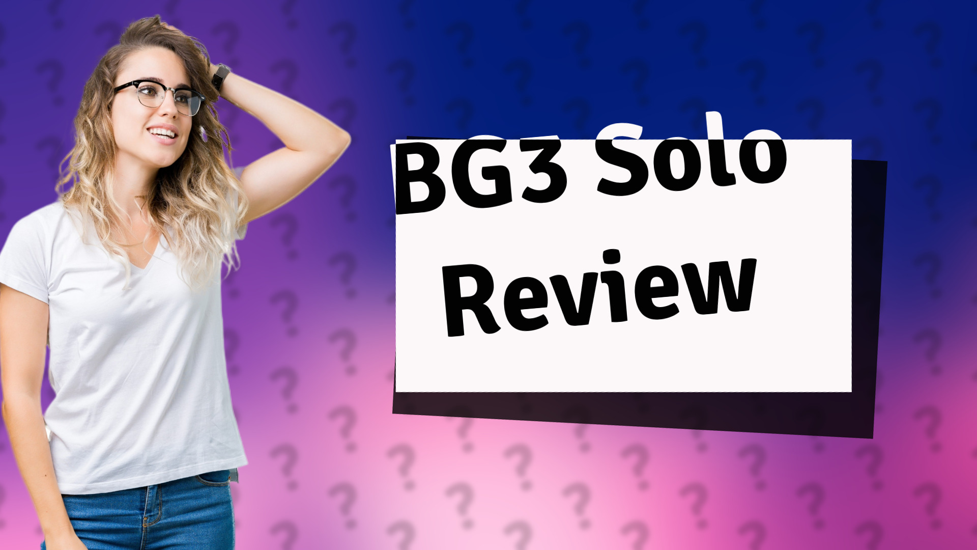 BG3 Solo Review