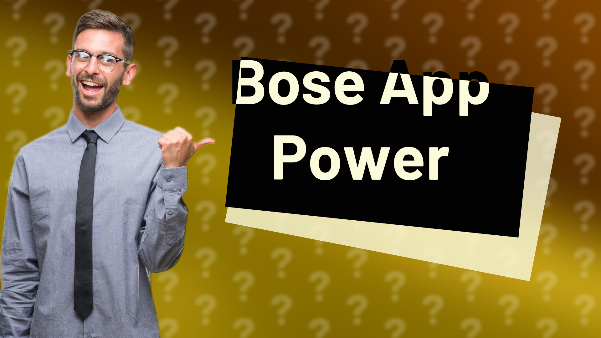 Bose App Power