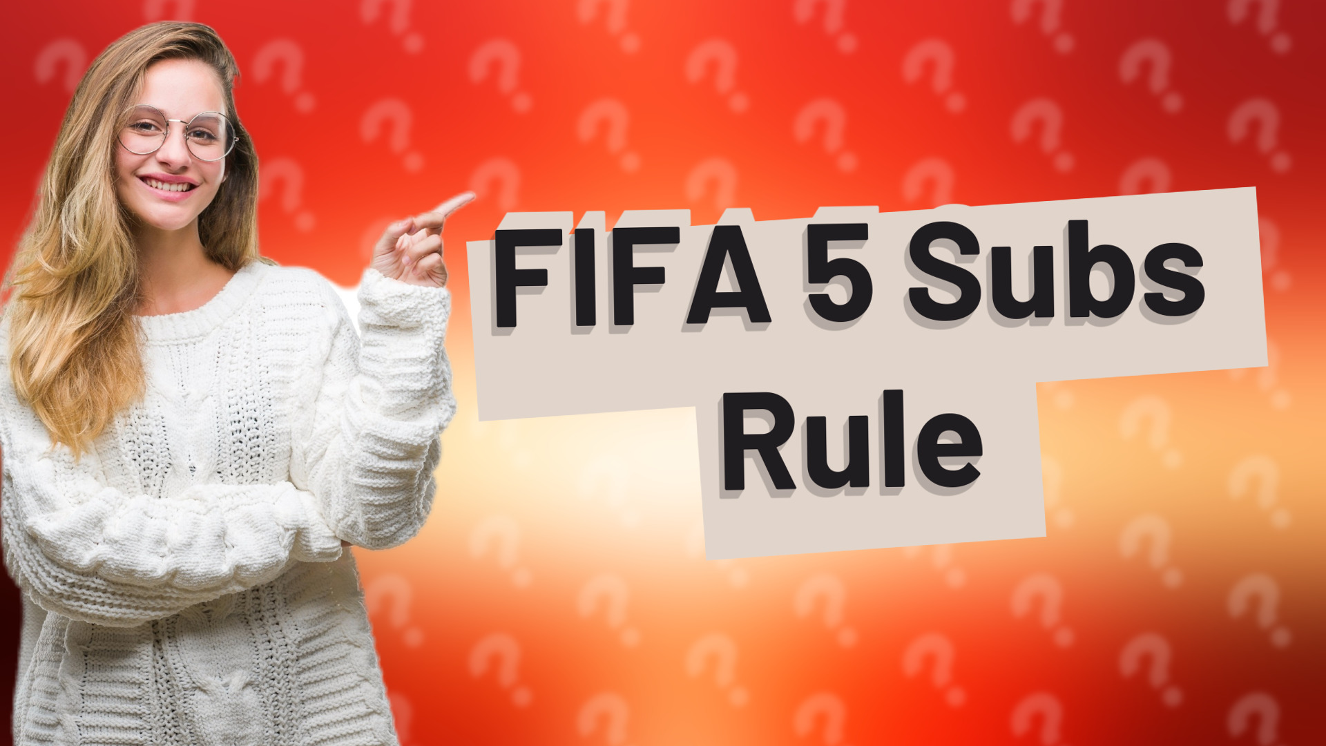 FIFA 5 Subs Rule