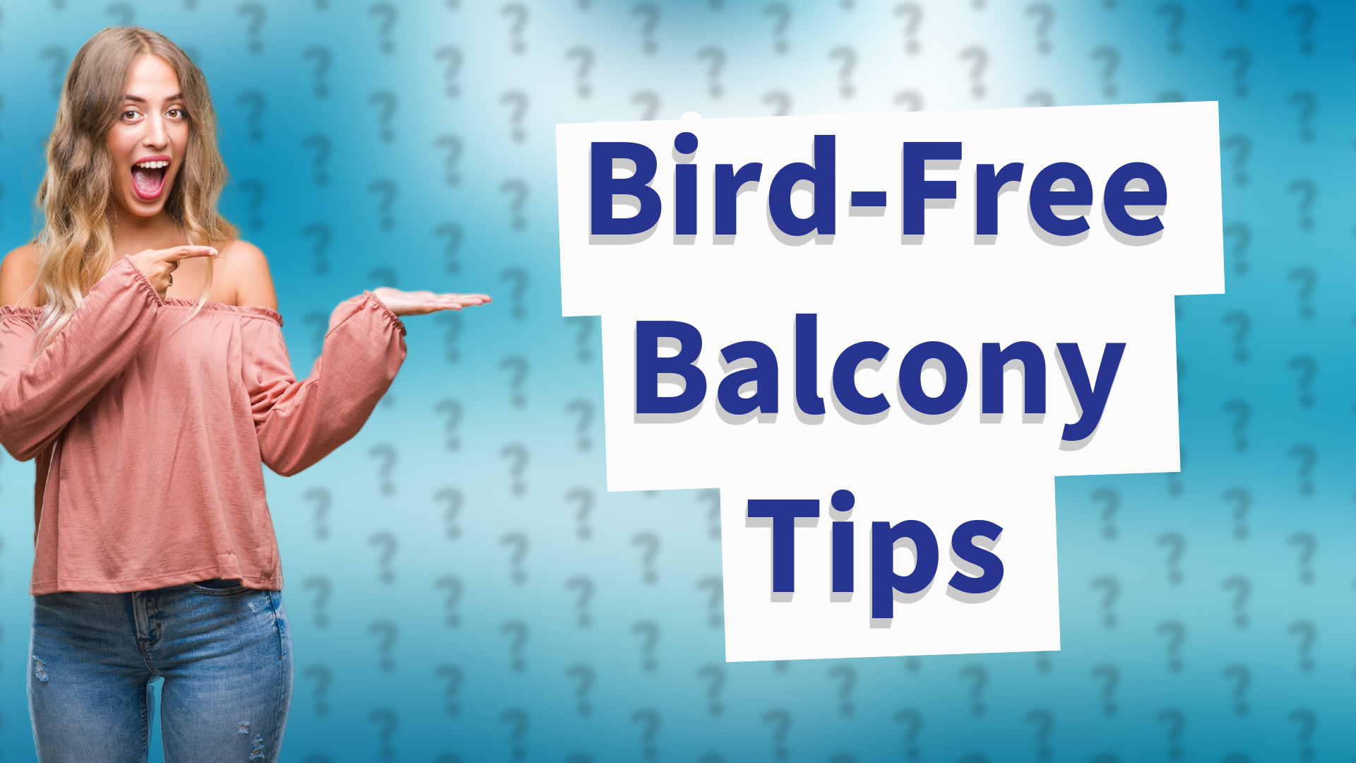 Bird-Free Balcony Tips