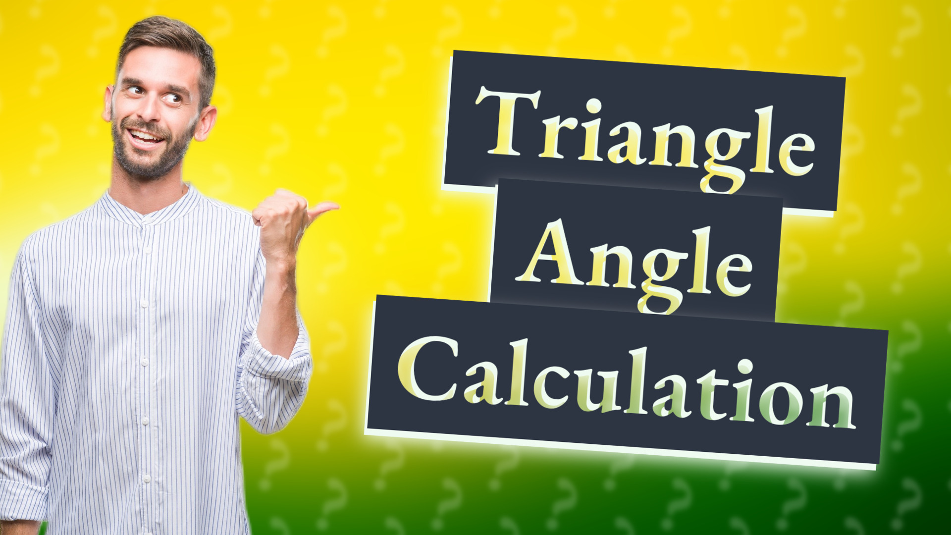 Triangle Angle Calculation