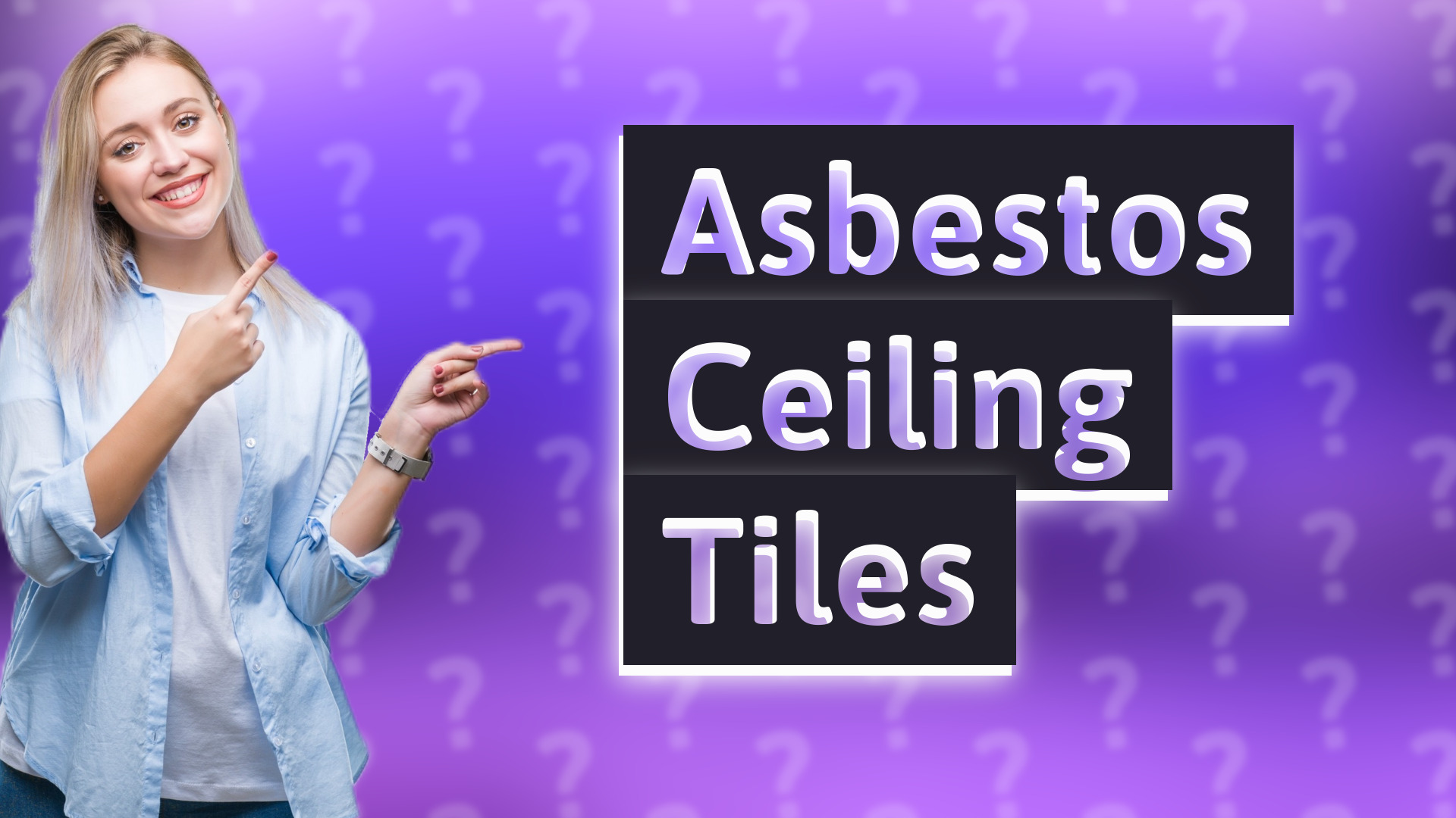 Asbestos Ceiling Tiles
