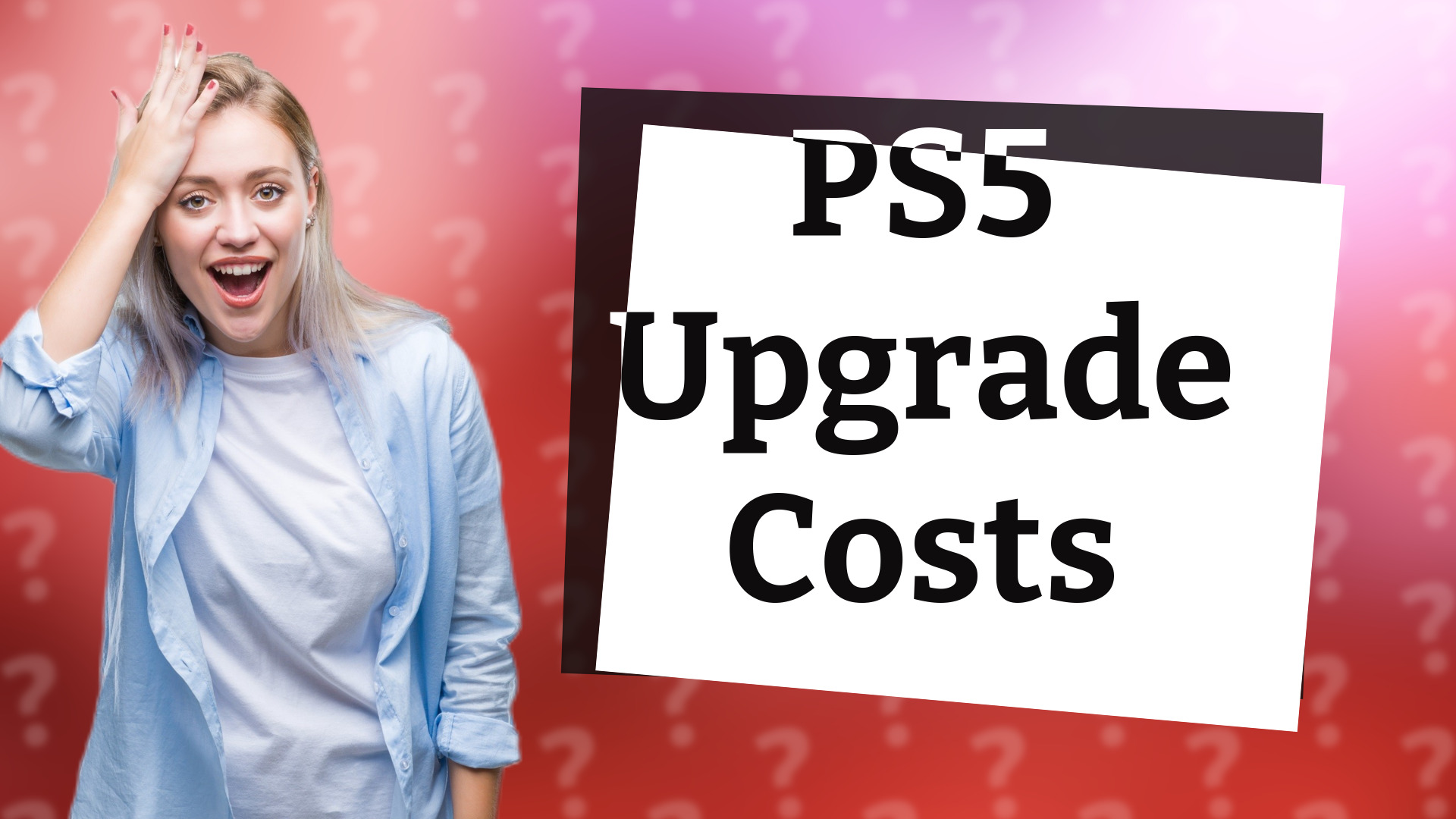 PS5 Upgrade Costs