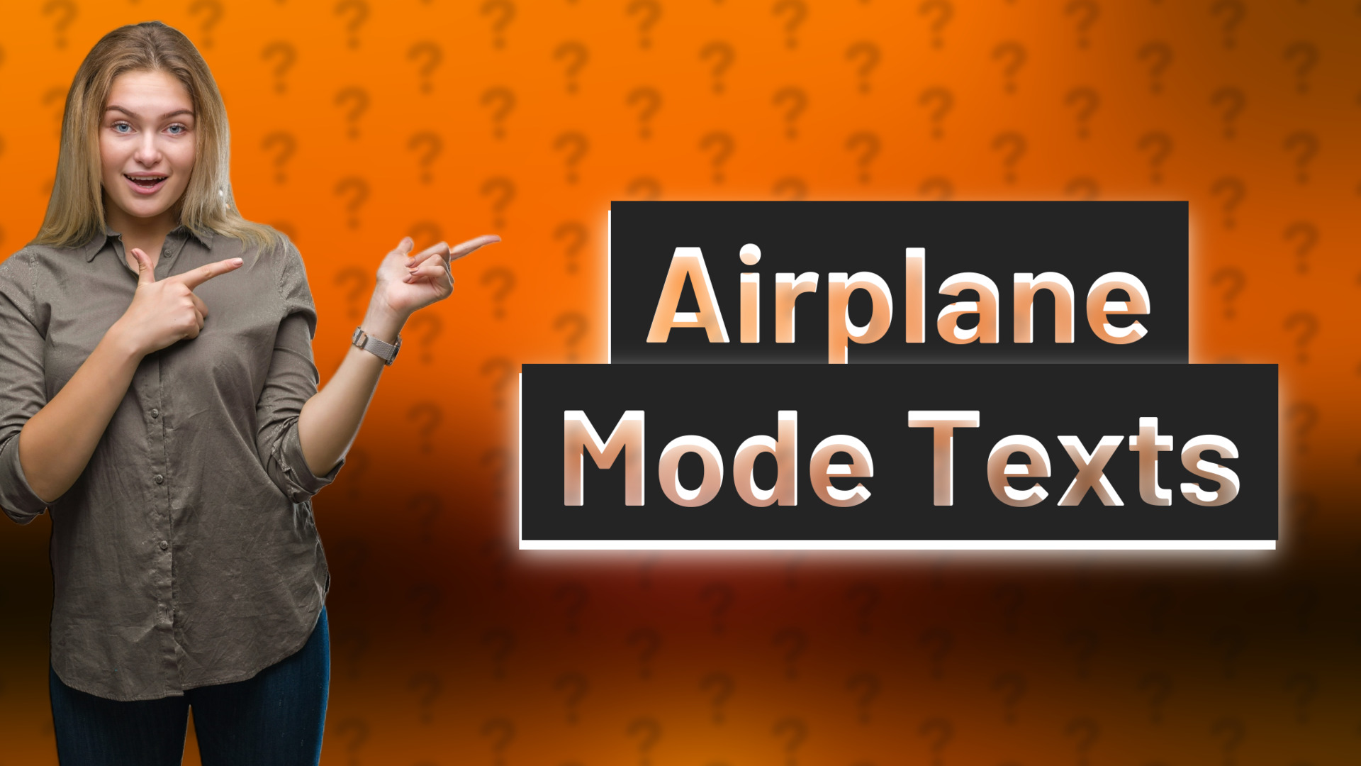 Airplane Mode Texts