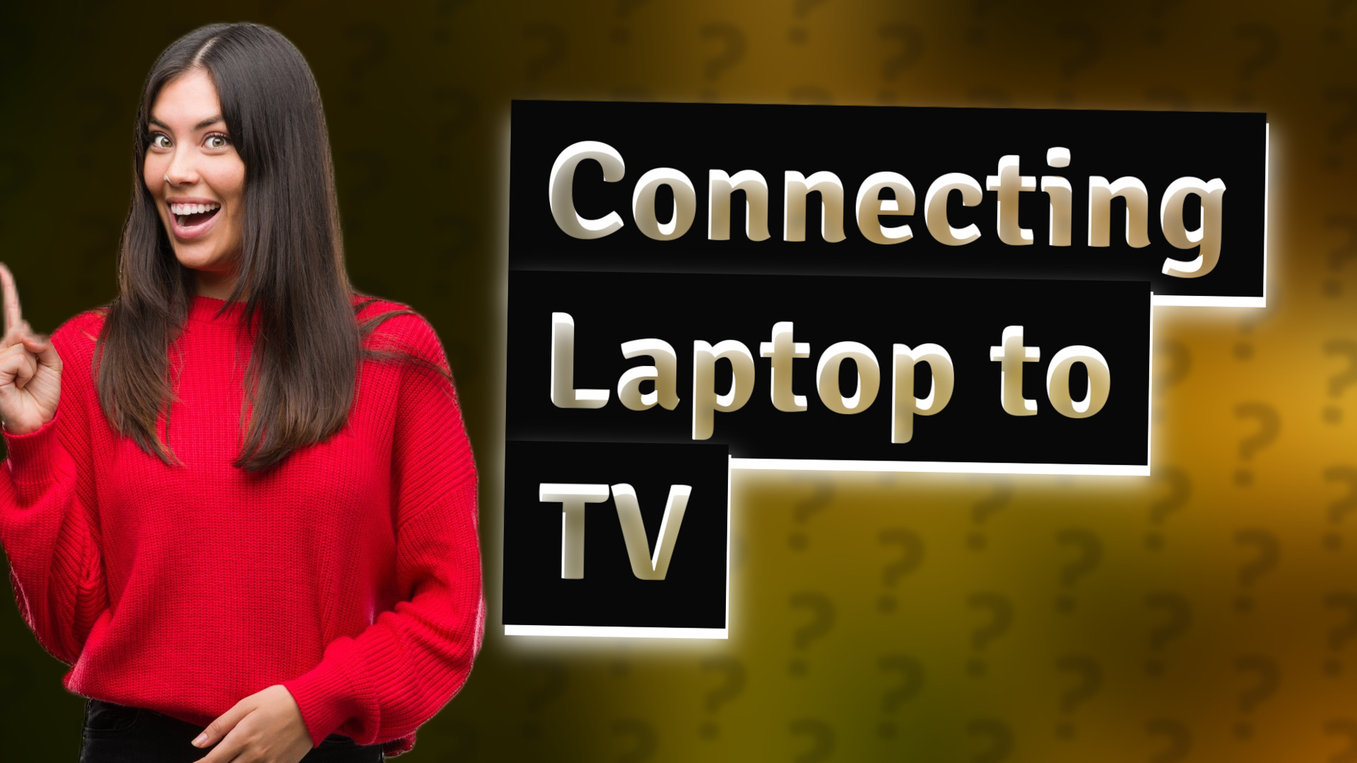 Connecting Laptop to TV
