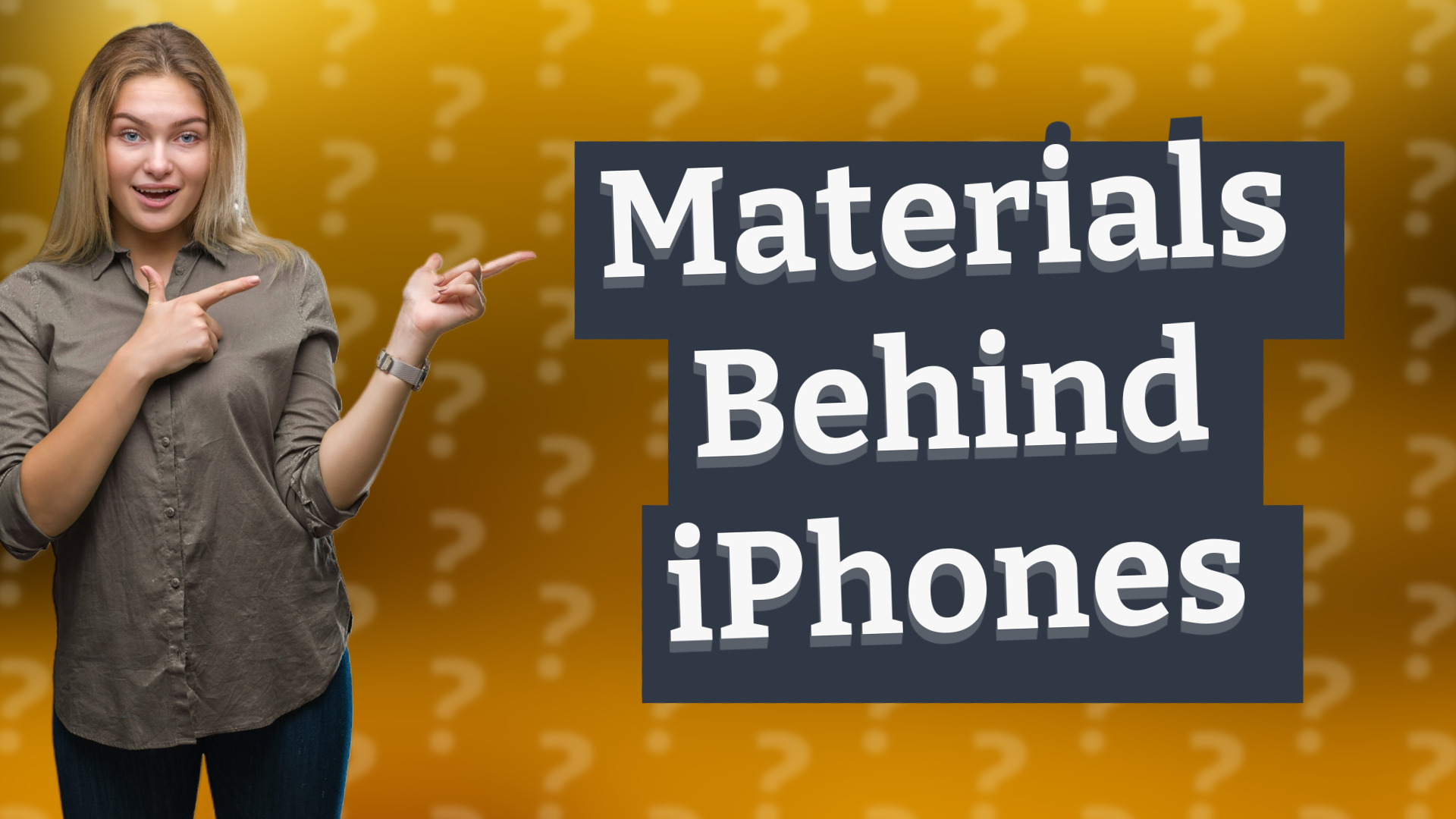 Materials Behind iPhones