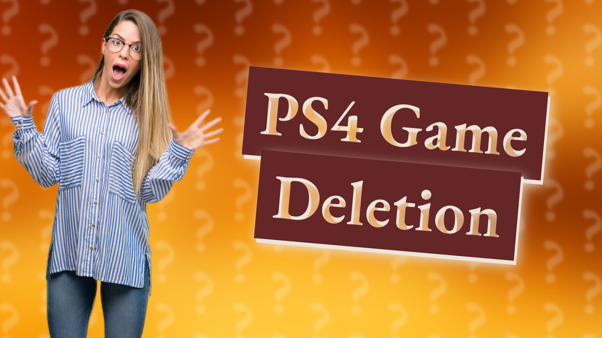 PS4 Game Deletion