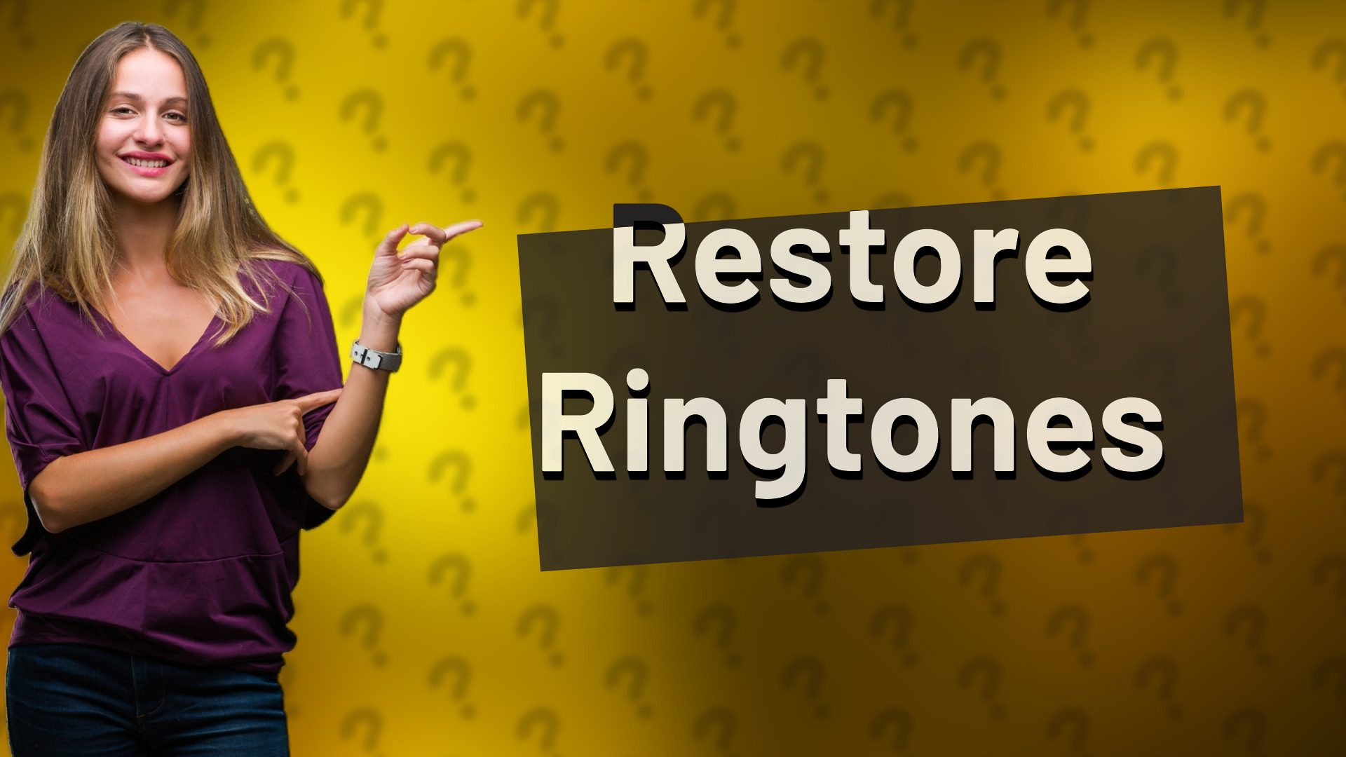 Restore Ringtones
