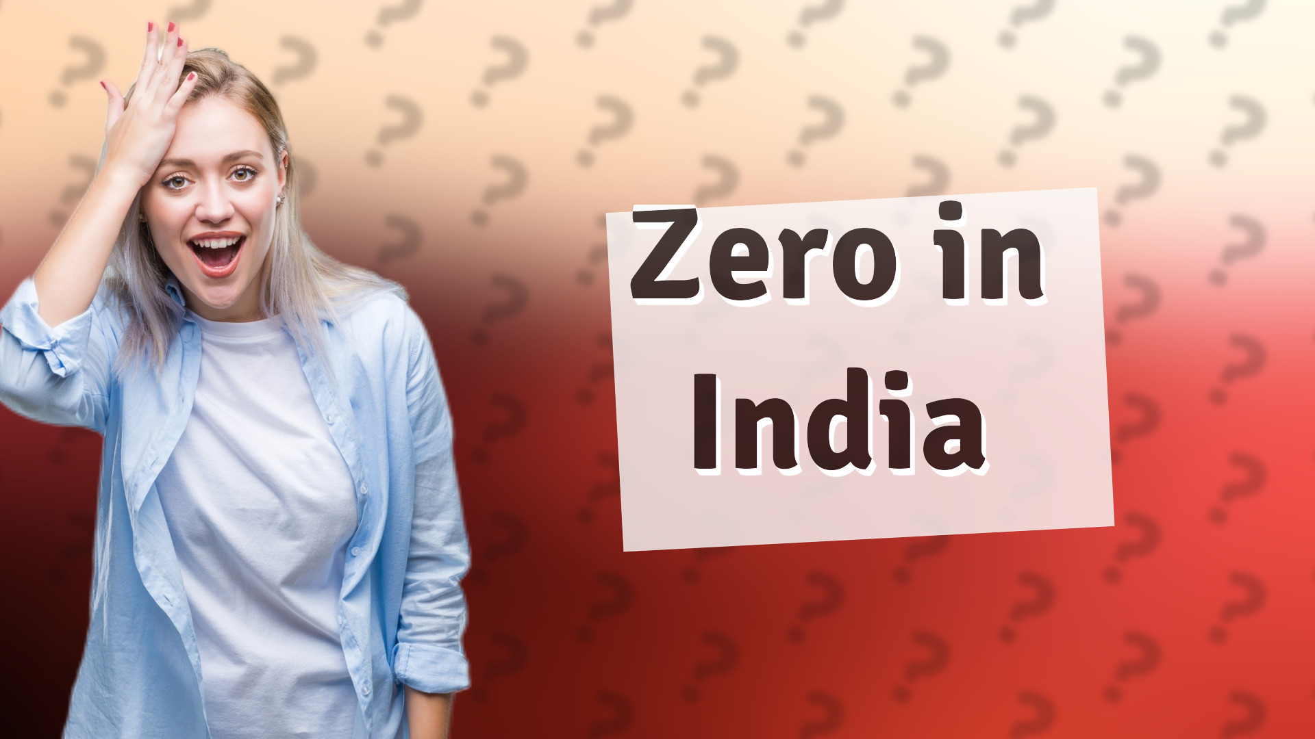 Zero in India