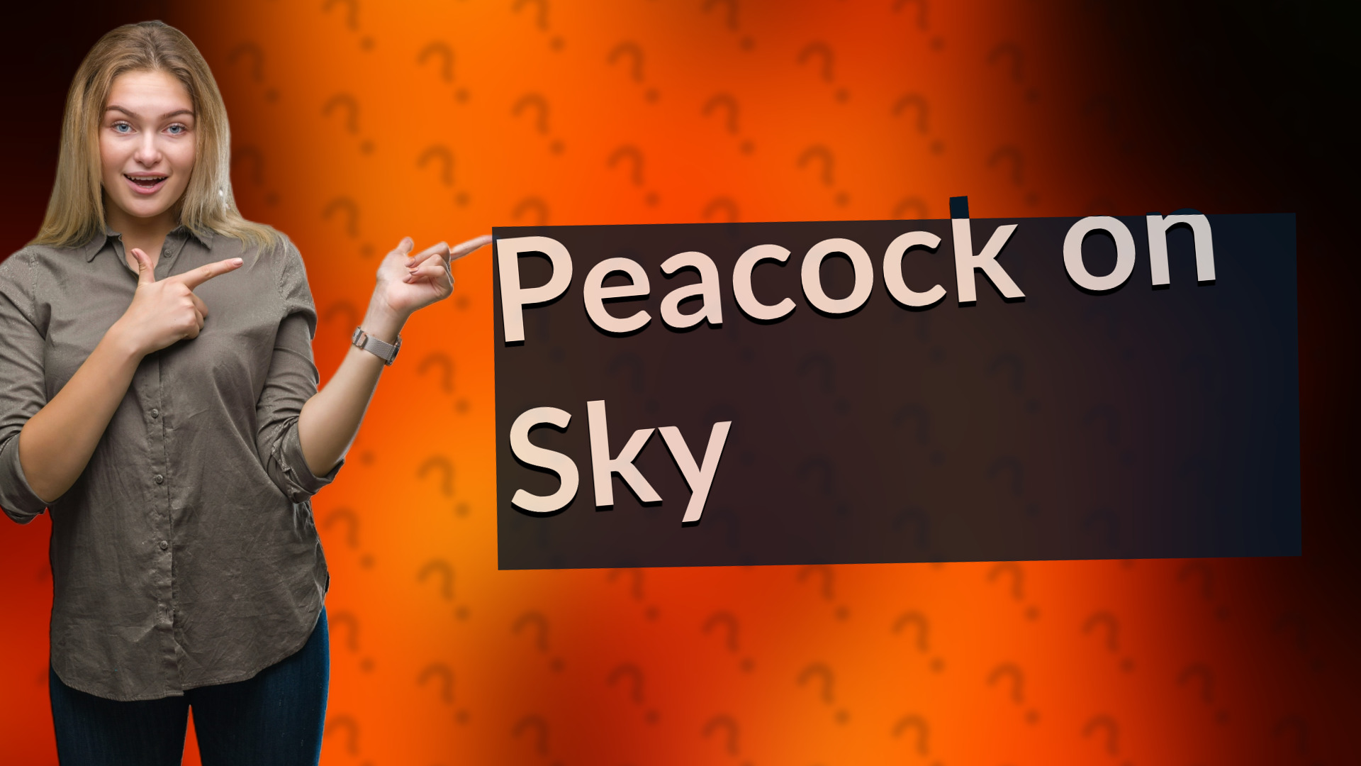 Peacock on Sky