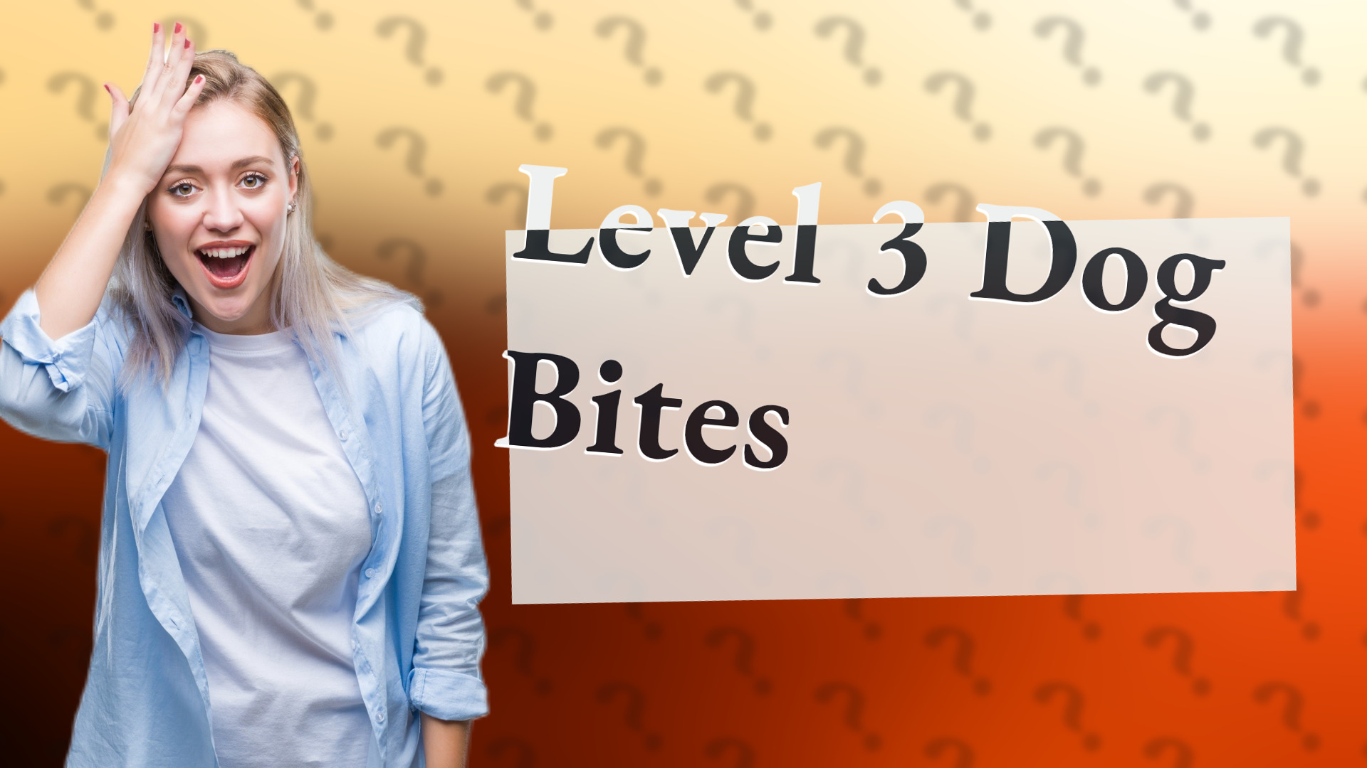 Level 3 Dog Bites