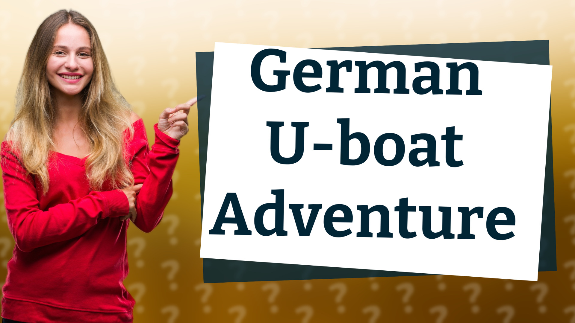 German U-boat Adventure