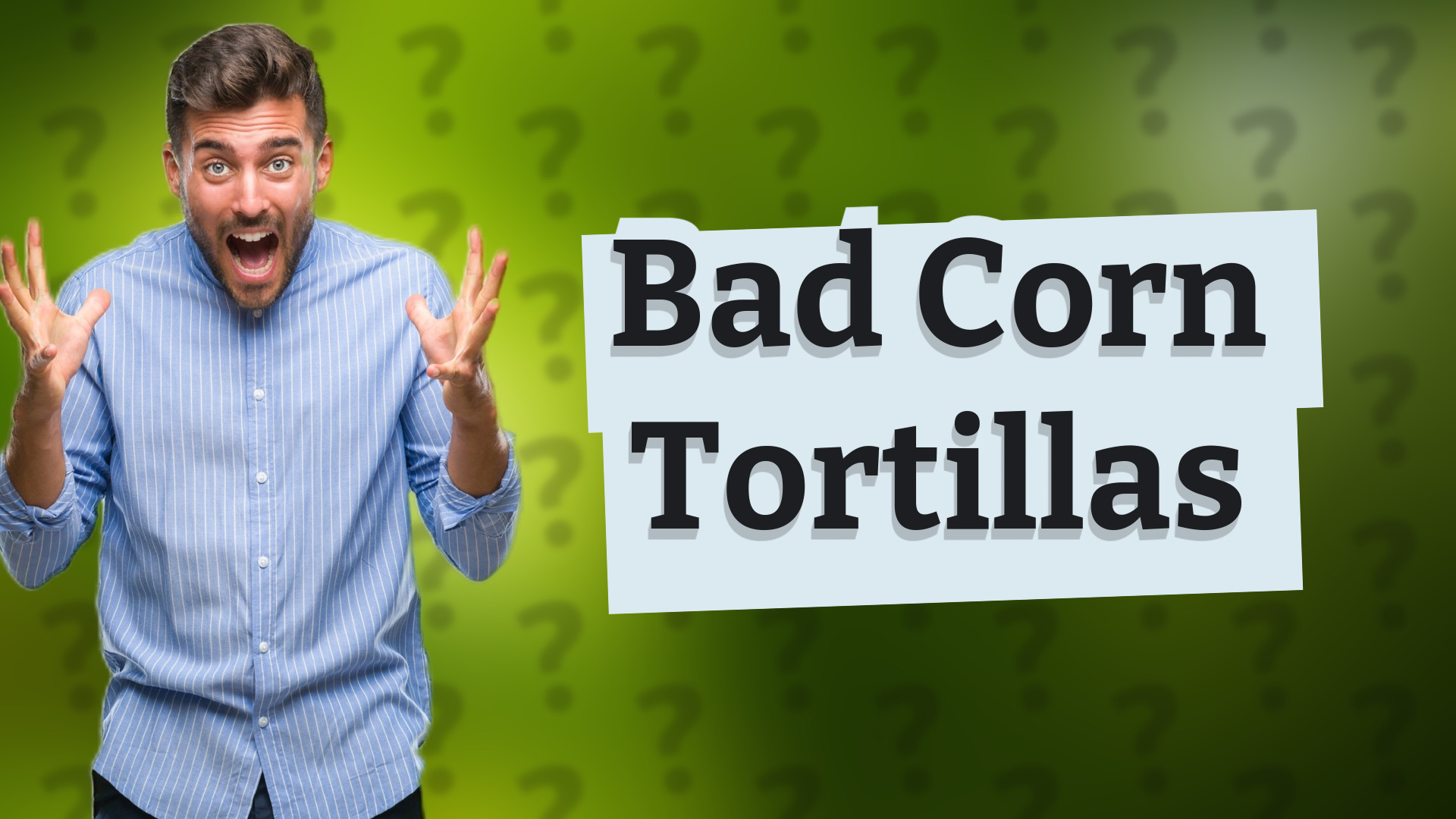 Bad Corn Tortillas