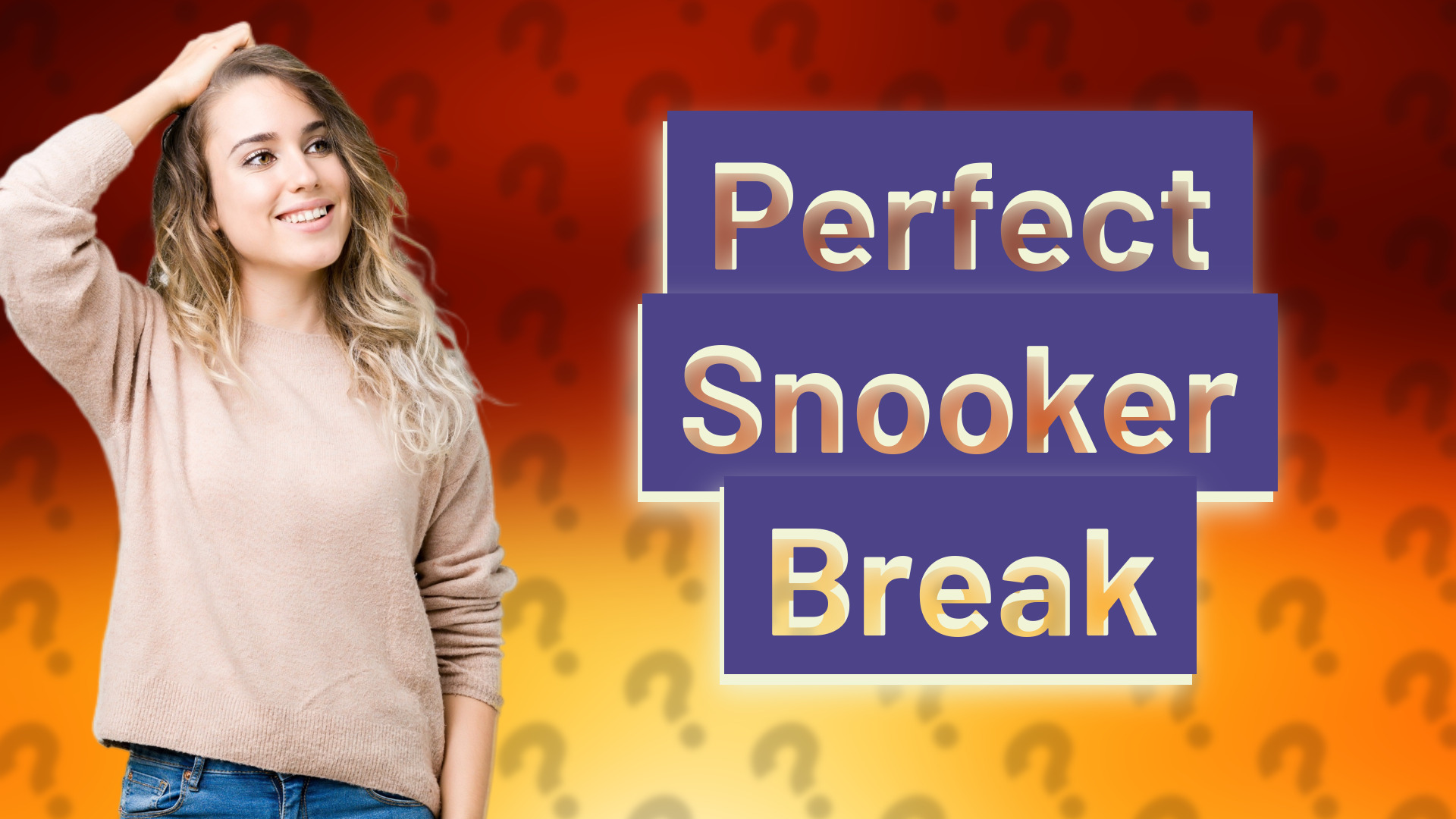 Perfect Snooker Break
