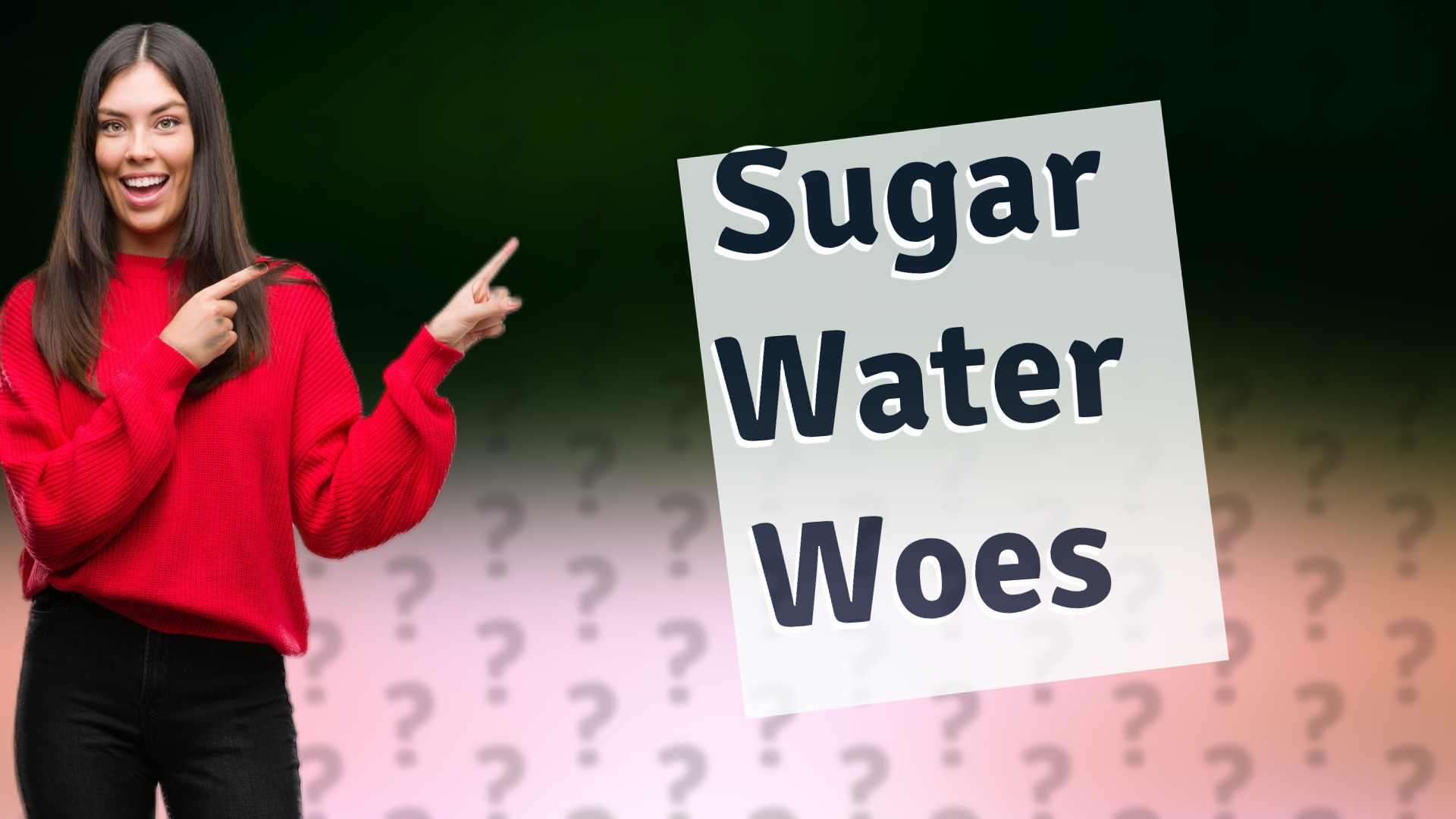 Sugar Water Woes